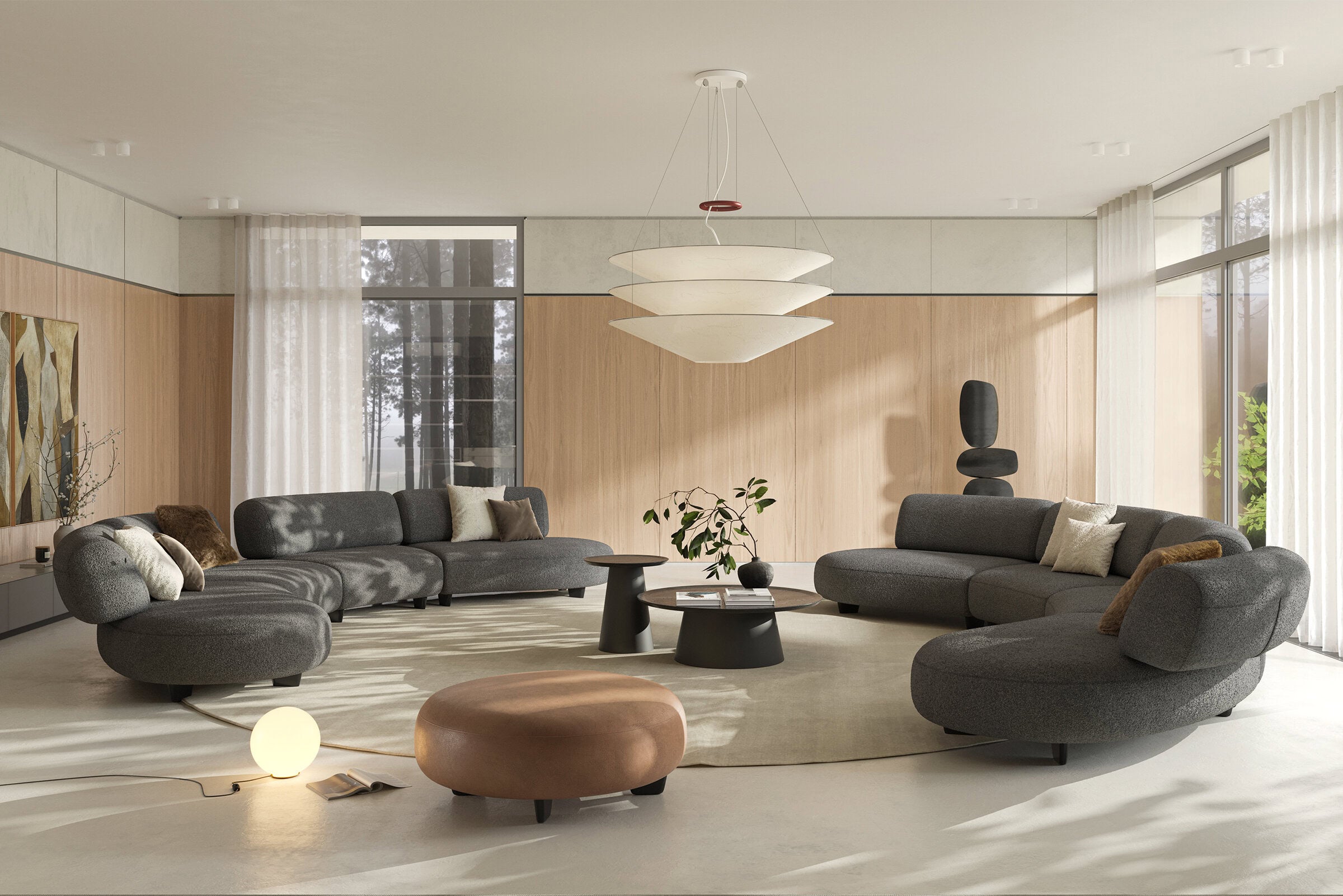 6 модула за модулен разтегателен диван «Bon Bon»