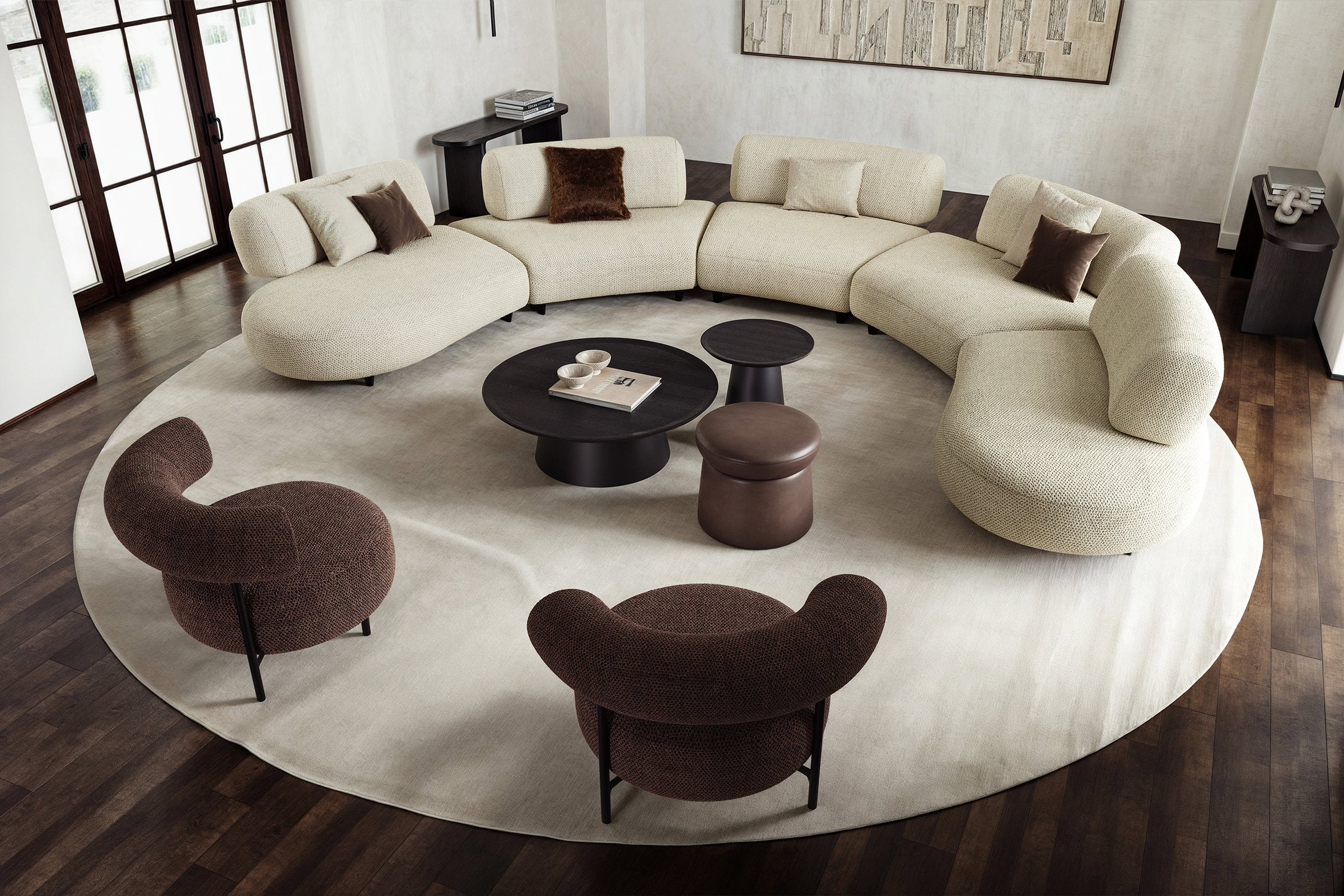 6 модула за модулен разтегателен диван «Bon Bon»