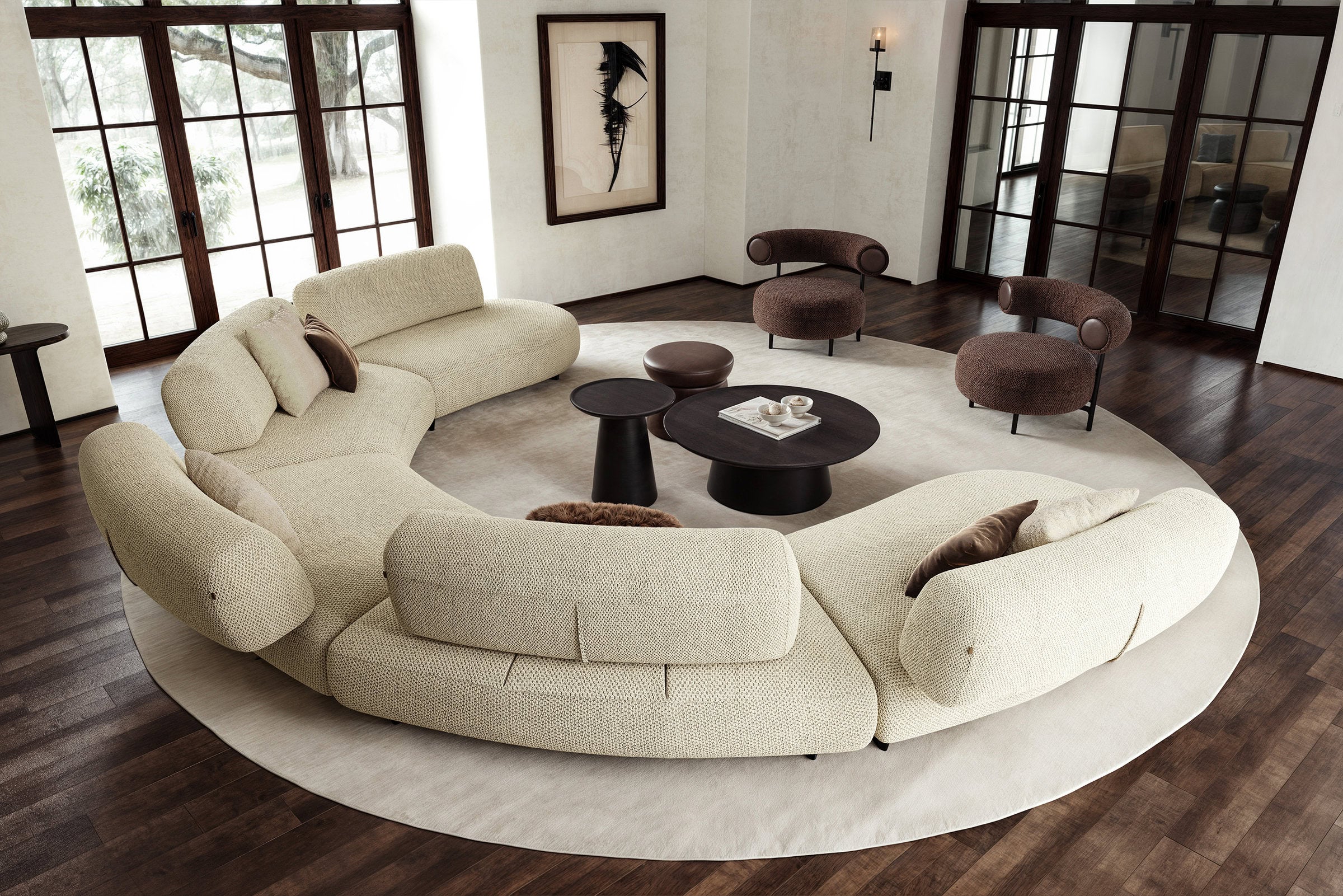 6 модула за модулен разтегателен диван «Bon Bon»