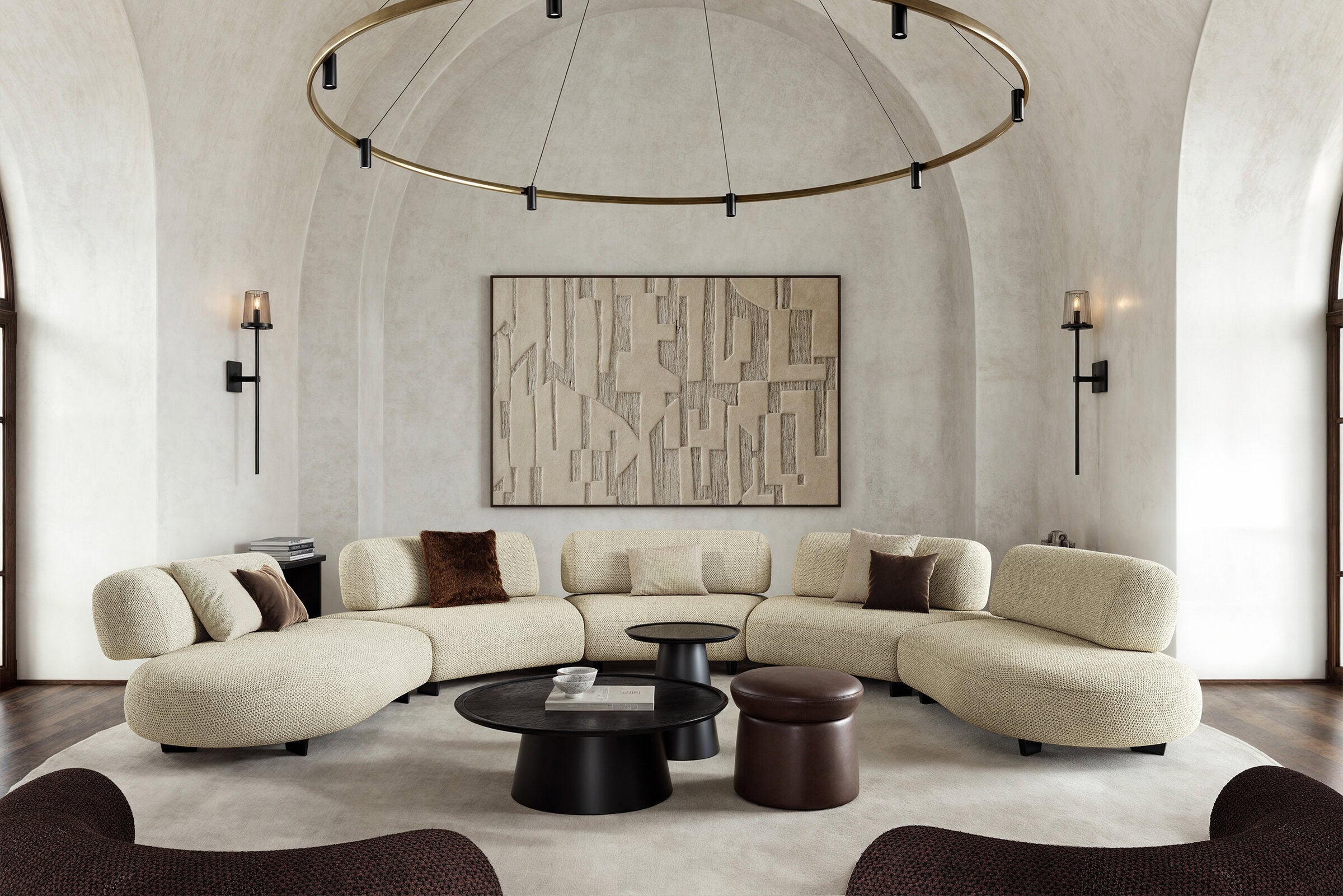 6 модула за модулен разтегателен диван «Bon Bon»