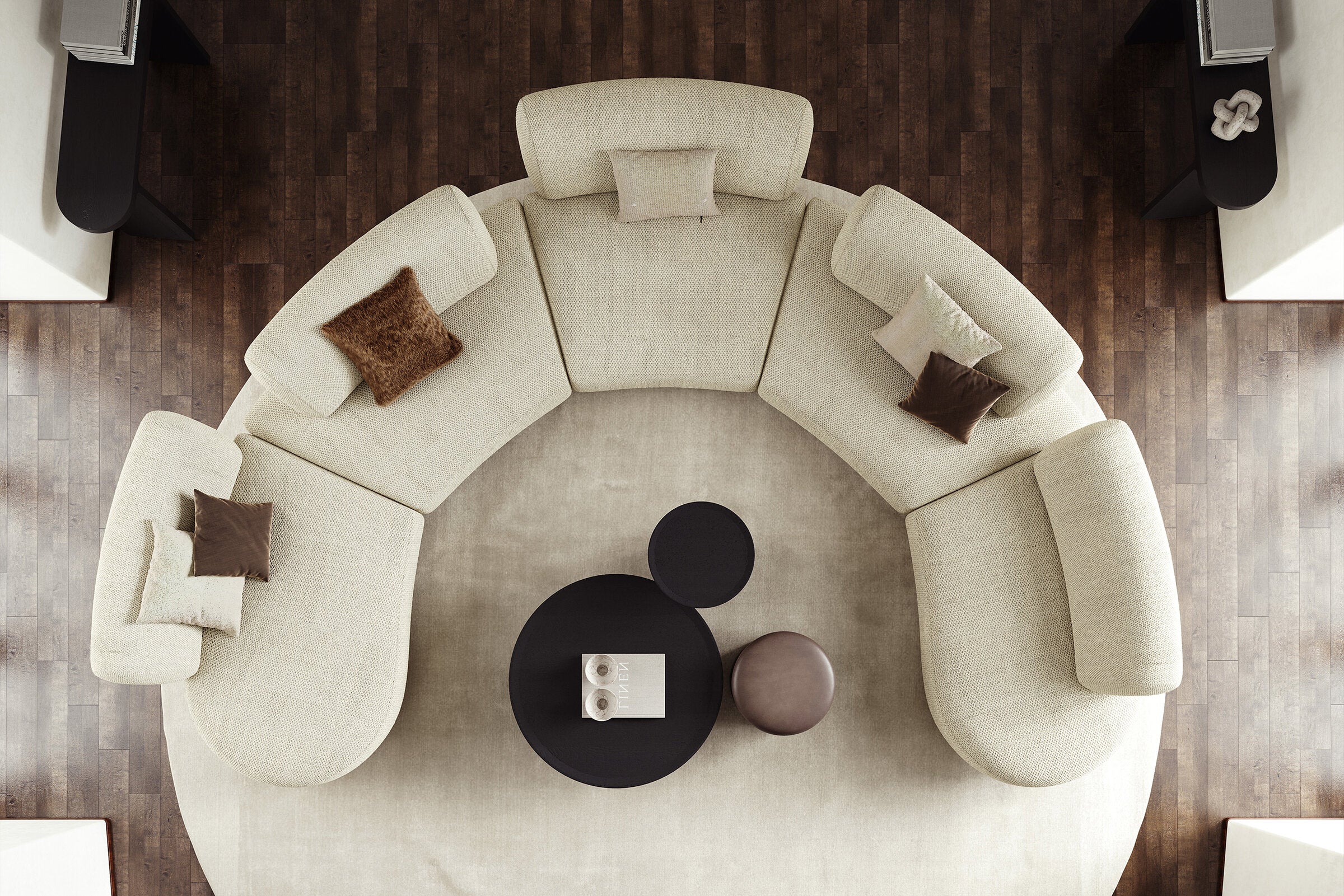 6 модула за модулен разтегателен диван «Bon Bon»