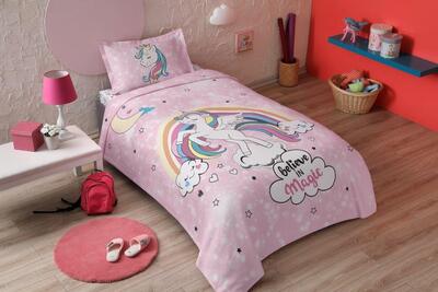 Детски спален комплект Özdilek Pembe Unicorn