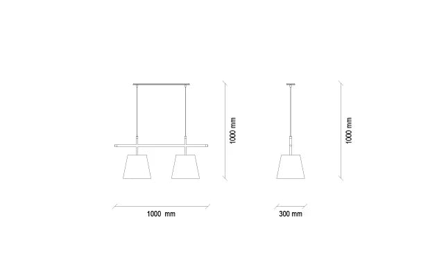 Висяща лампа за таван «Sera»