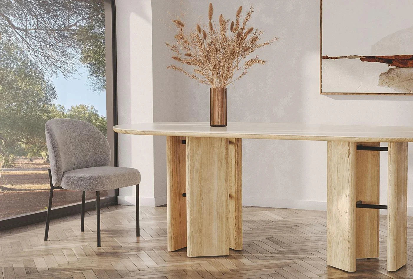 Трапезен стол «Austin» с тапицерия