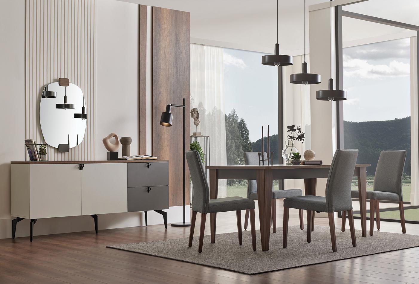 Трапезен стол «Cordell» с тапицерия