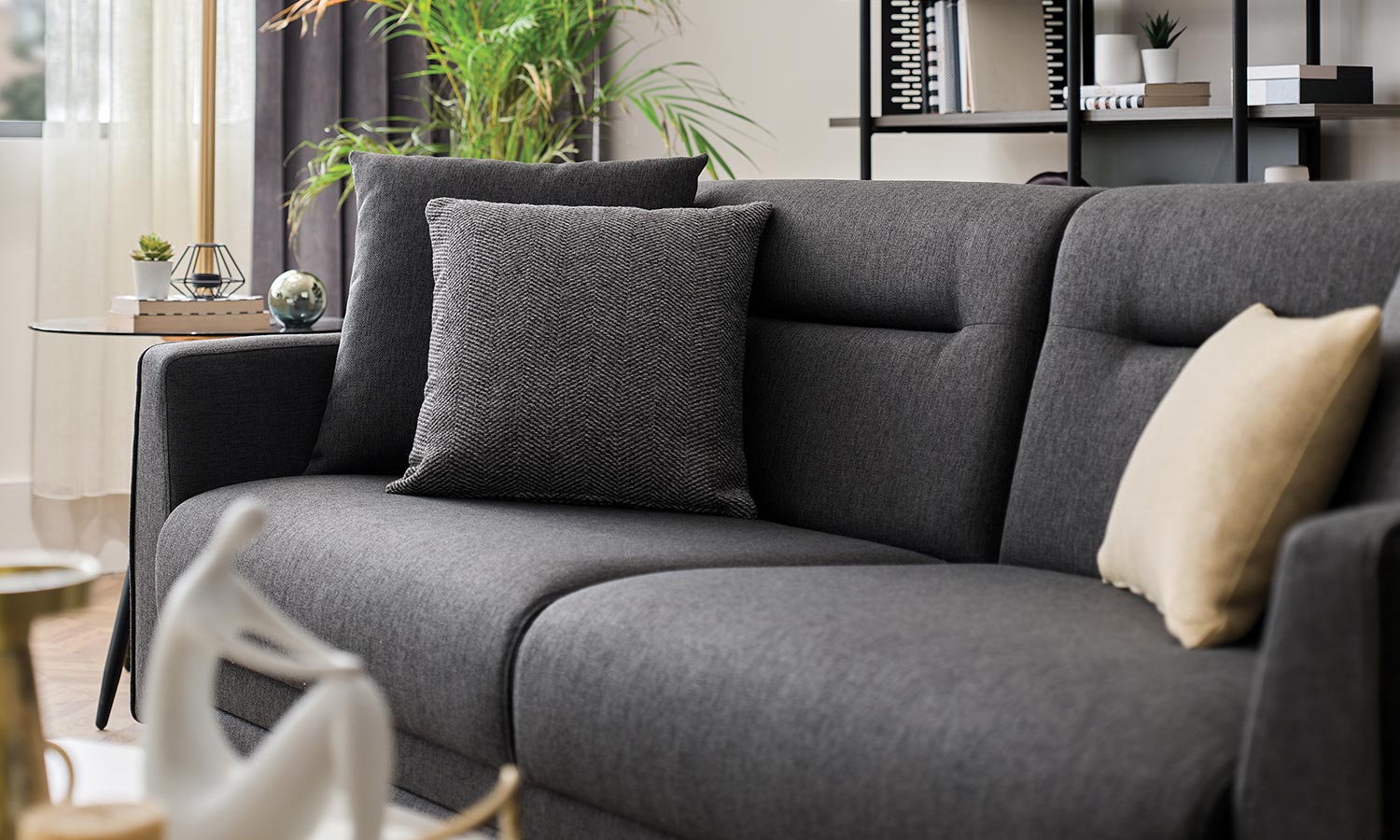 Двуместен разтегателен диван «Calis» - ширина 184см