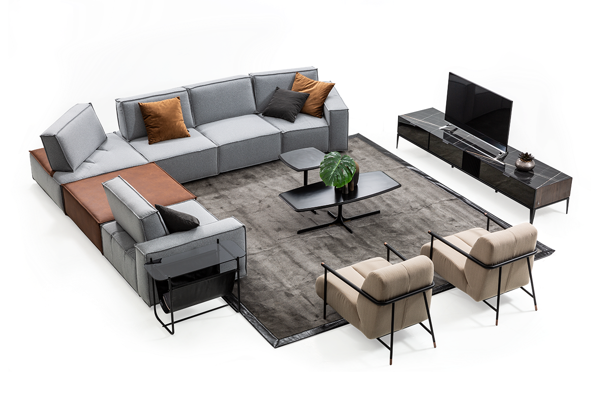 10 модула за модулен разтегателен диван «Cavalli»