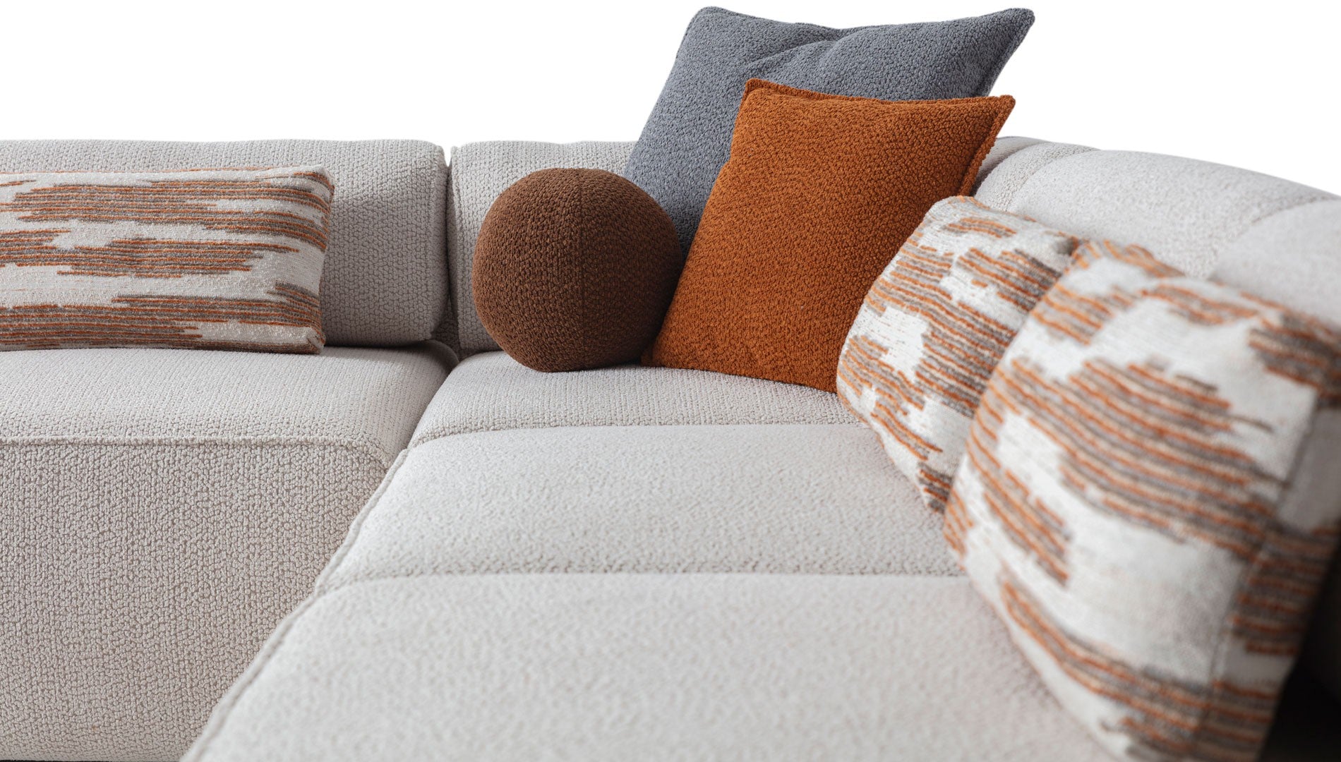 Модулен диван «Lego» + конзолна масичка, лежанка, 7 модула