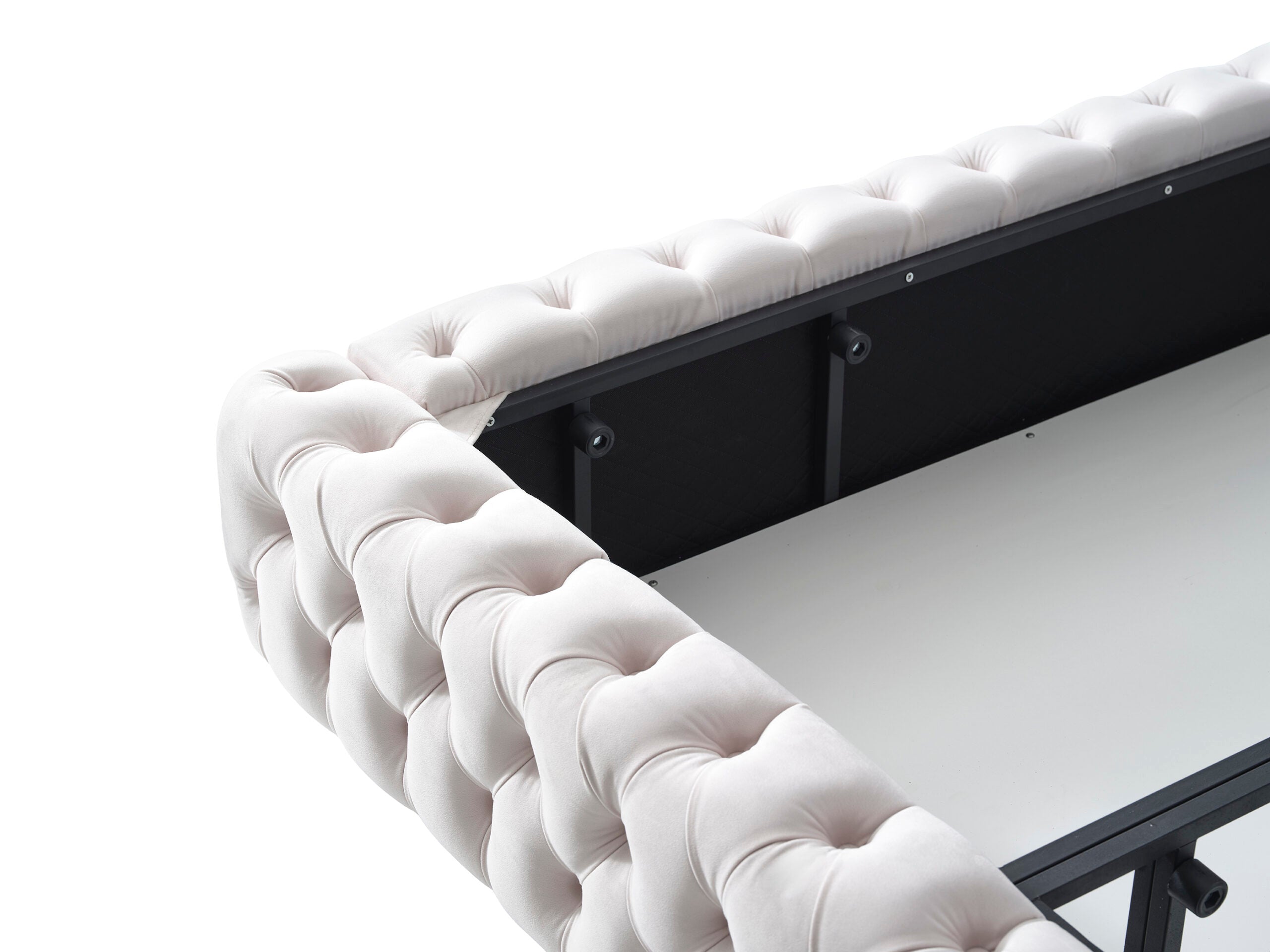 Тапицирано легло «Chester-1» + Матрак и табла - с място за съхранение, повдигащ механизъм, система за безшумно затваряне