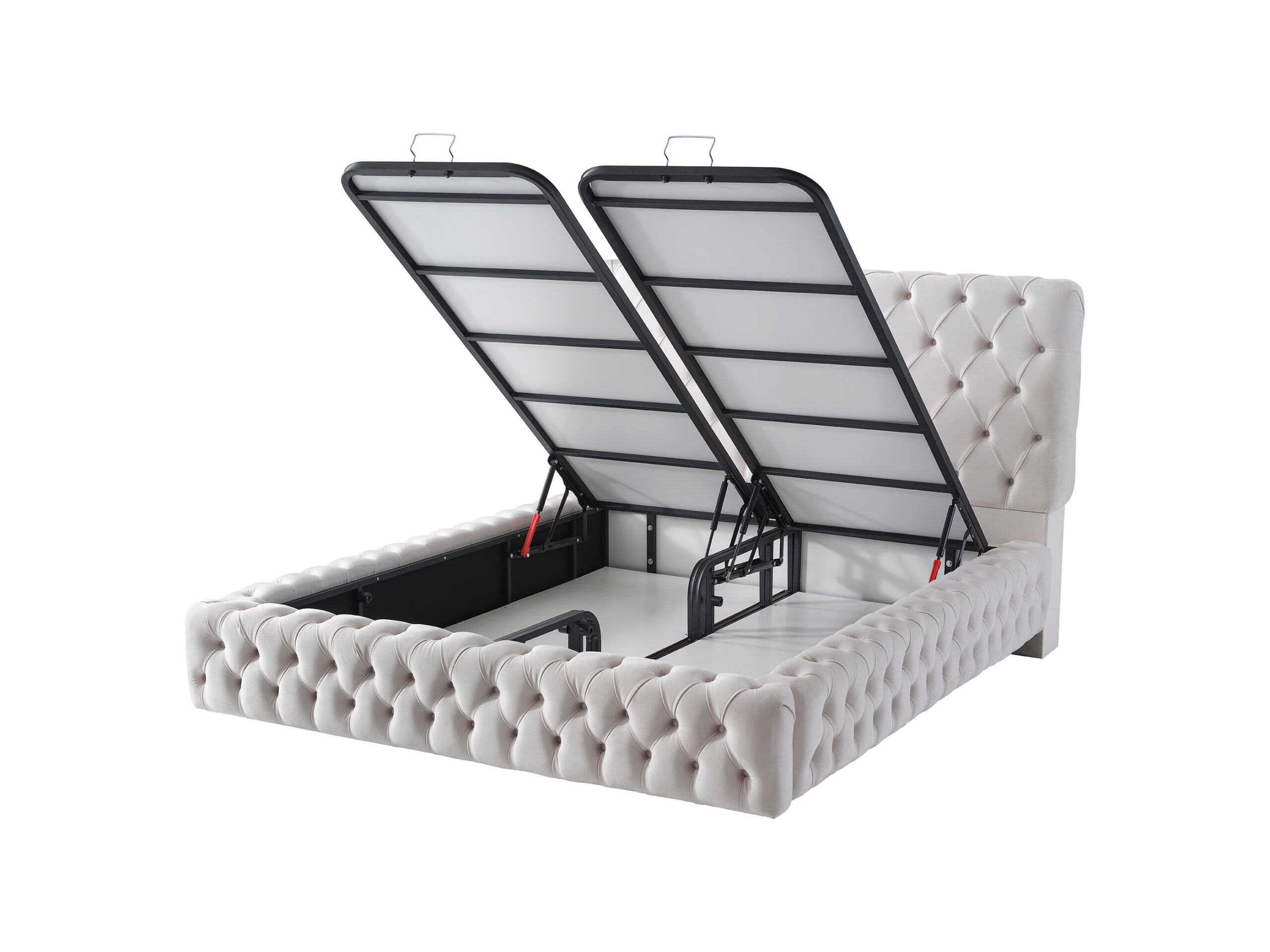 Тапицирано легло «Chester-1» + Матрак и табла - с място за съхранение, повдигащ механизъм, система за безшумно затваряне