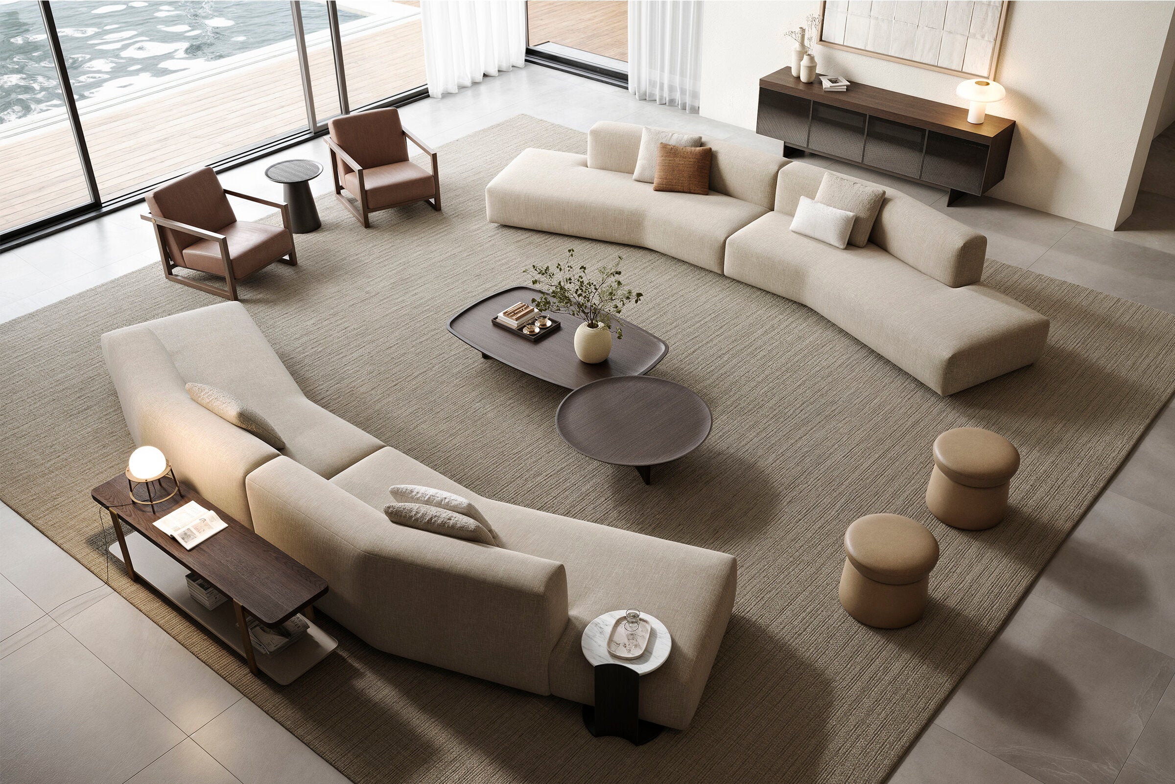 86 готови конфигурации на модулен диван «Cubic»