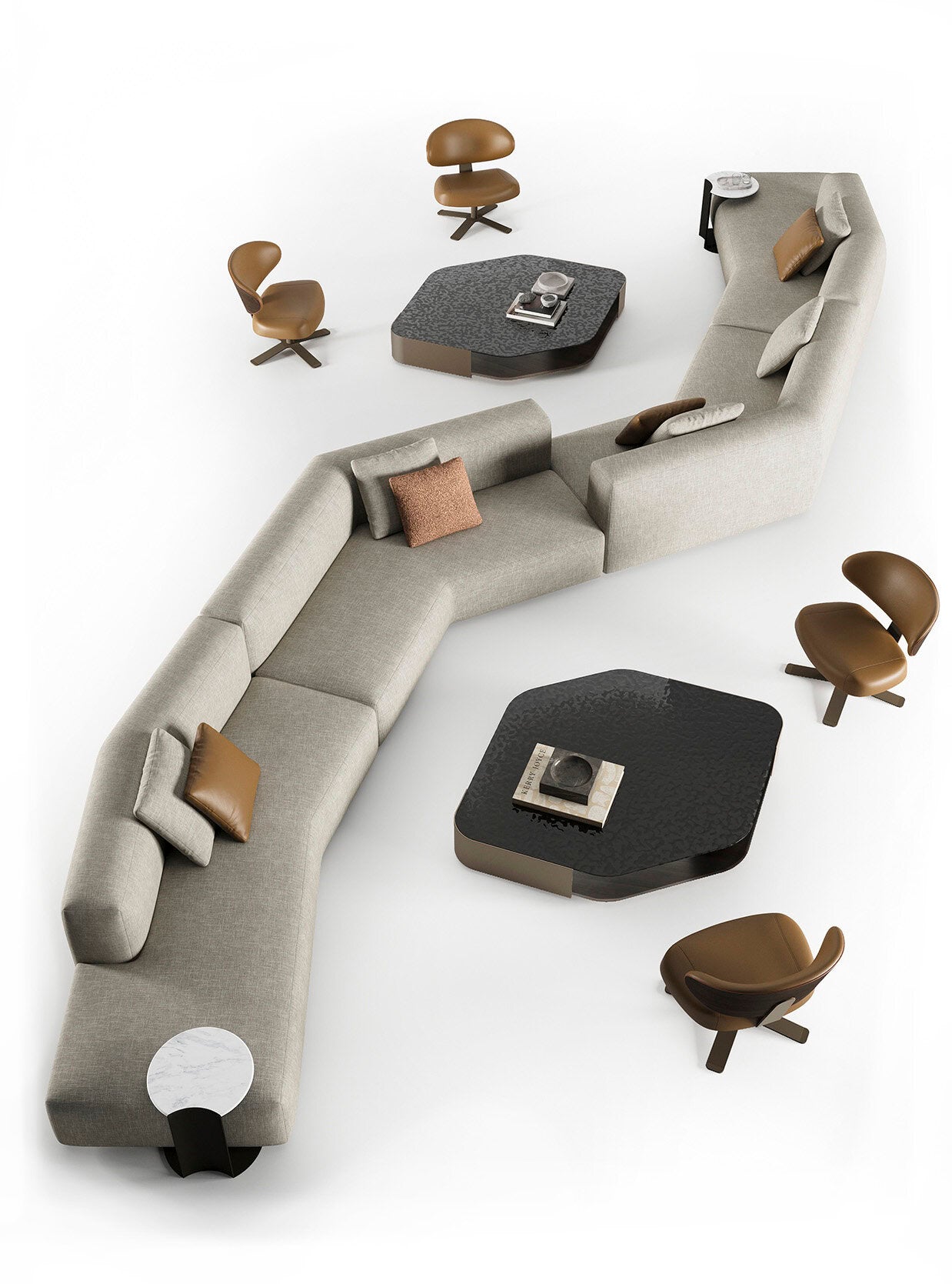 86 готови конфигурации на модулен диван «Cubic»