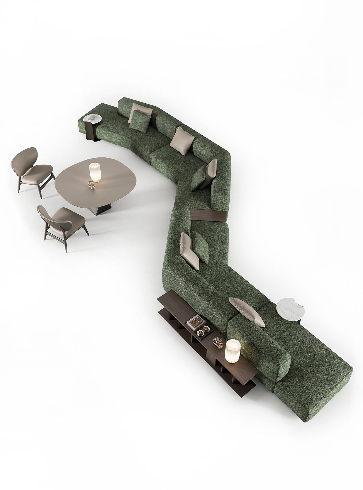 86 готови конфигурации на модулен диван «Cubic»