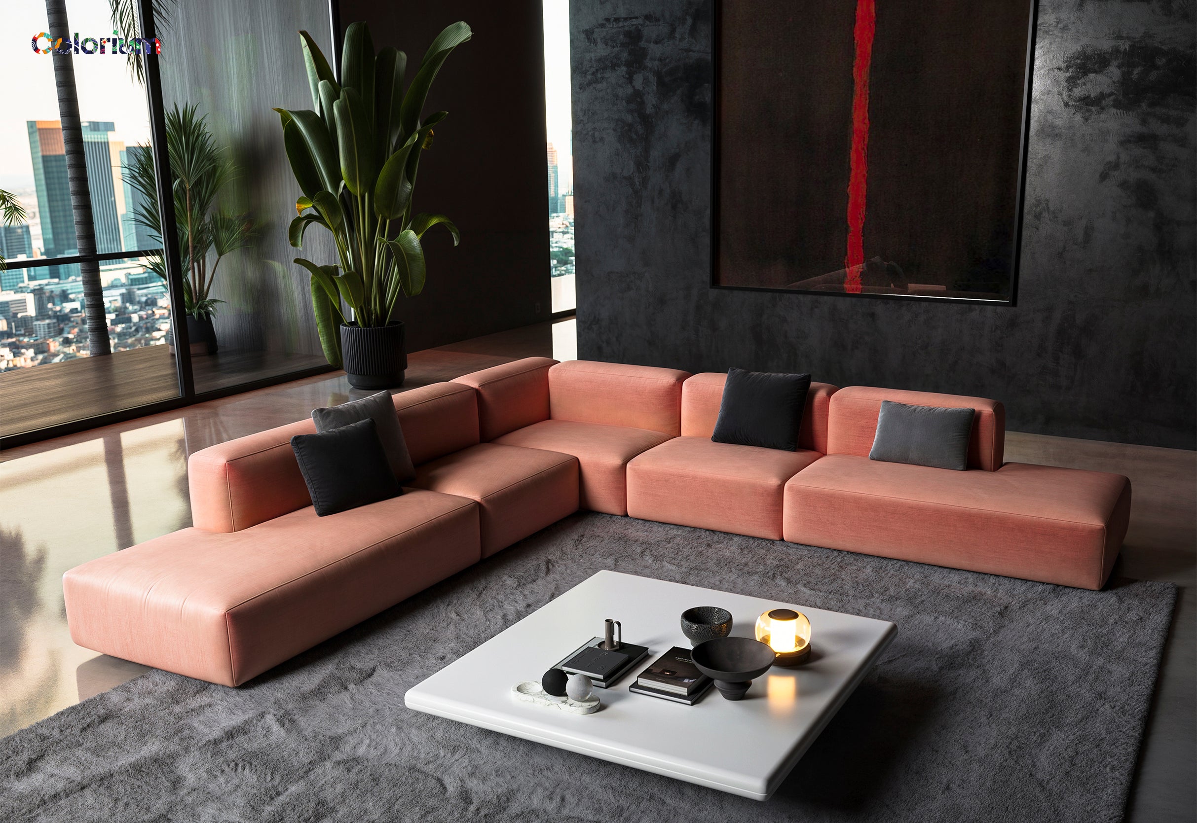 86 готови конфигурации на модулен диван «Cubic»