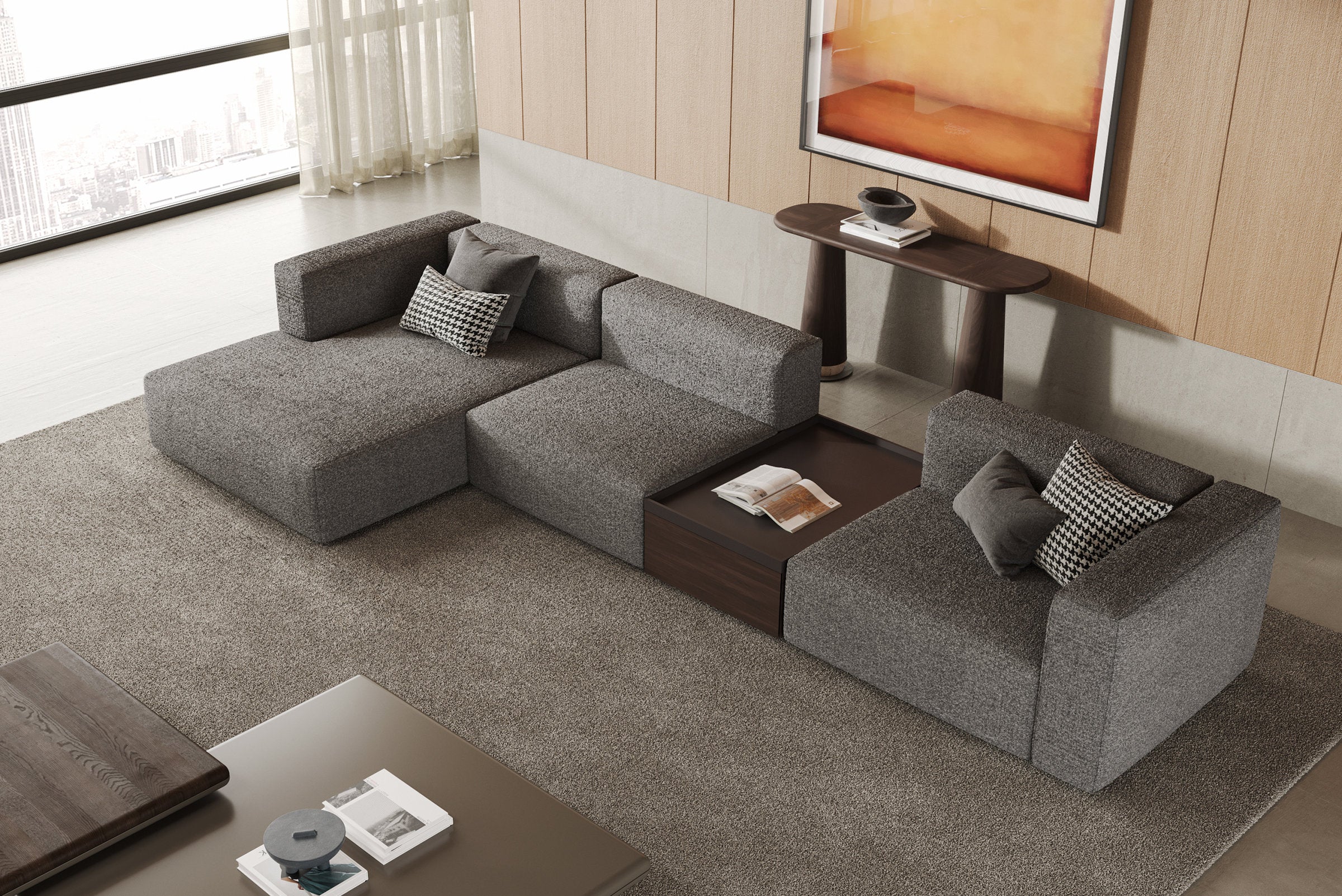 86 готови конфигурации на модулен диван «Cubic»