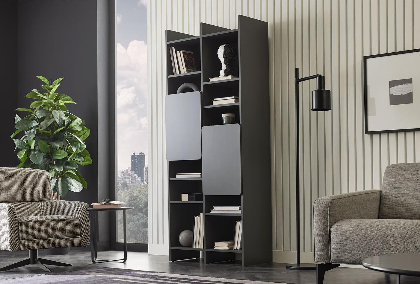 Модулна библиотека «Blend» с размер 81x204x42см