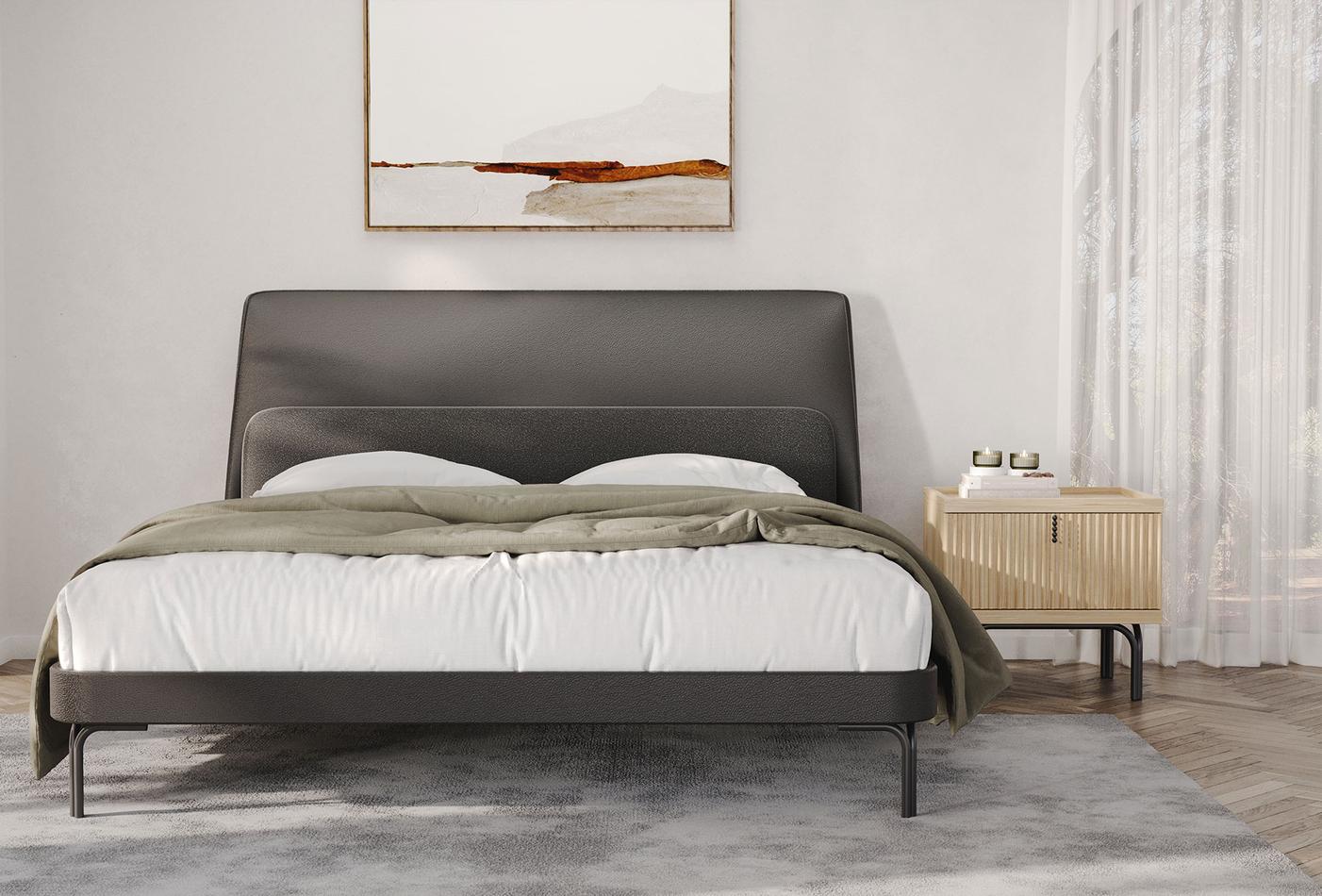 Нощно шкафче «Austin Oak» + чекмедже, размер 59х55х48см