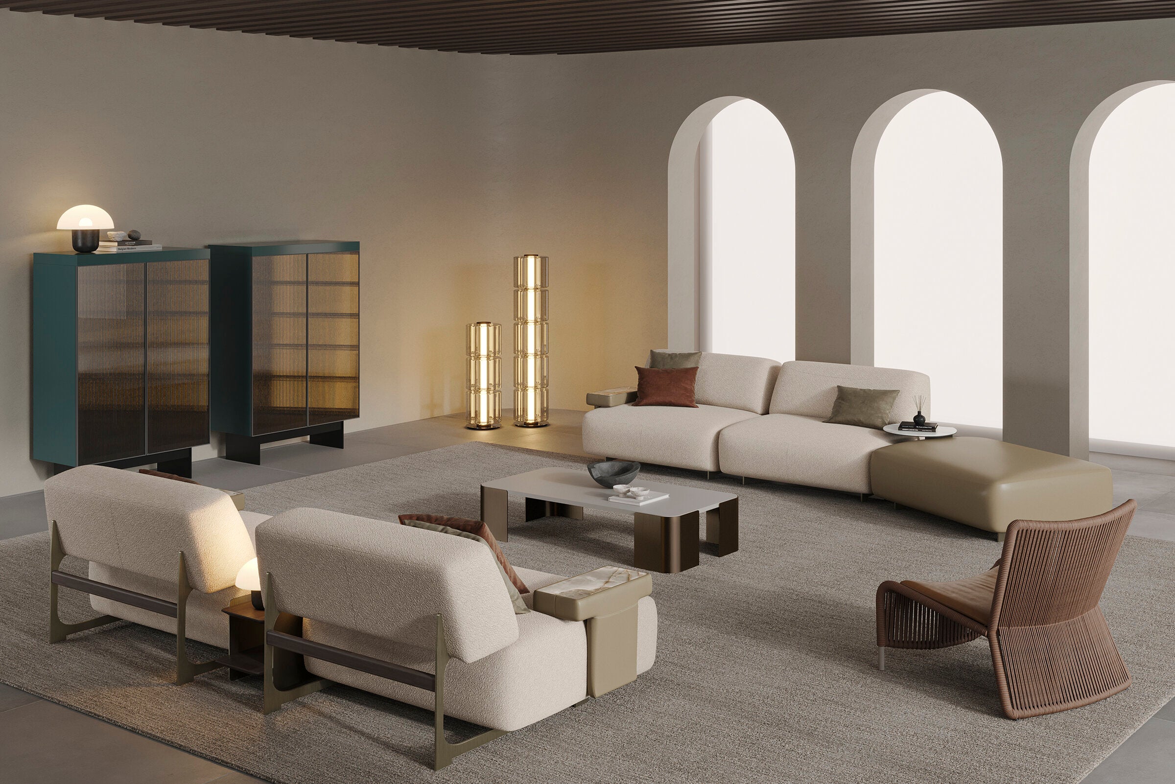 30 готови конфигурации на модулен разтегателен диван «Da Vinci»