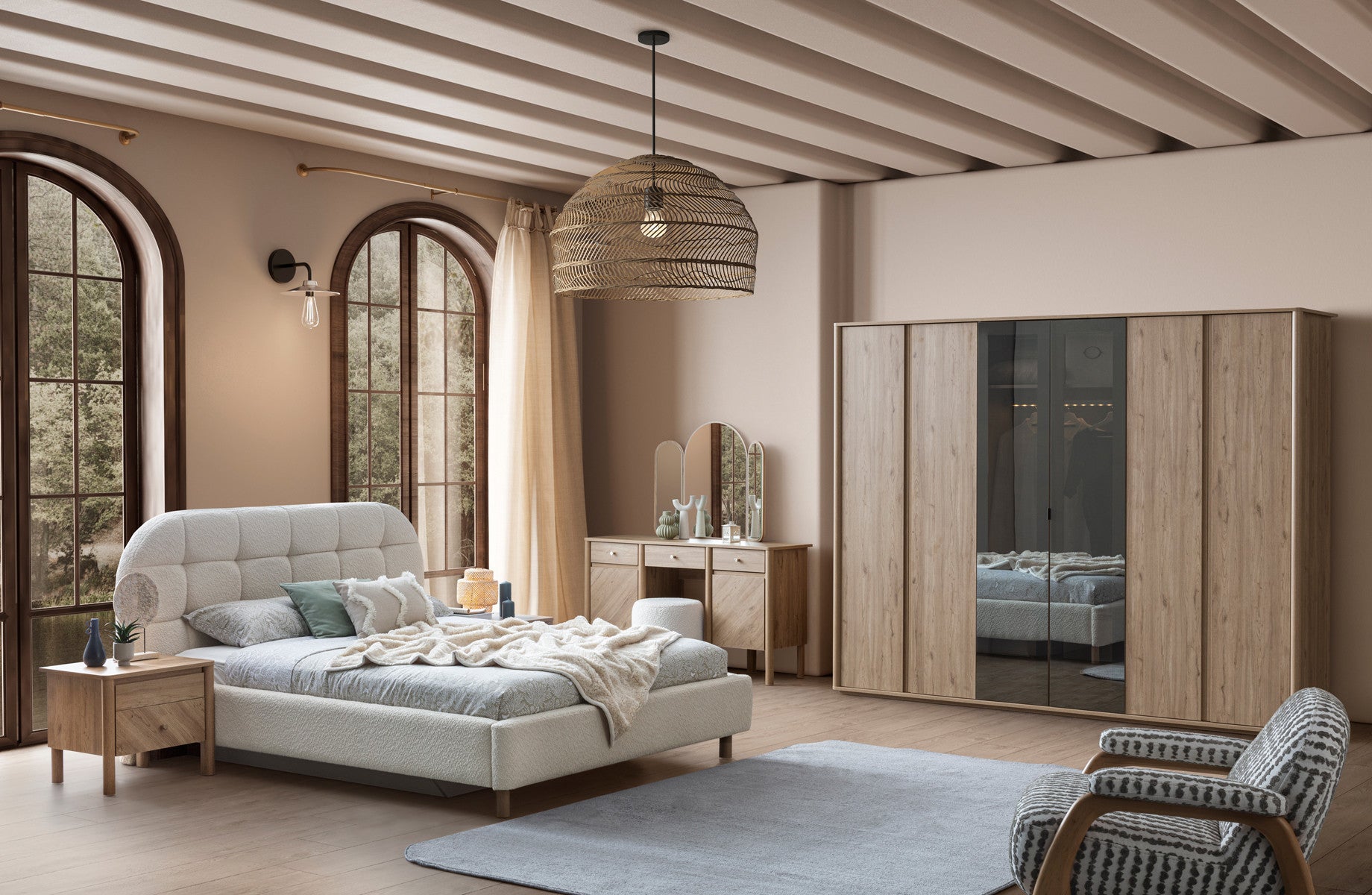 Огледало за тоалетка «Mona» с размер 87х74х2см