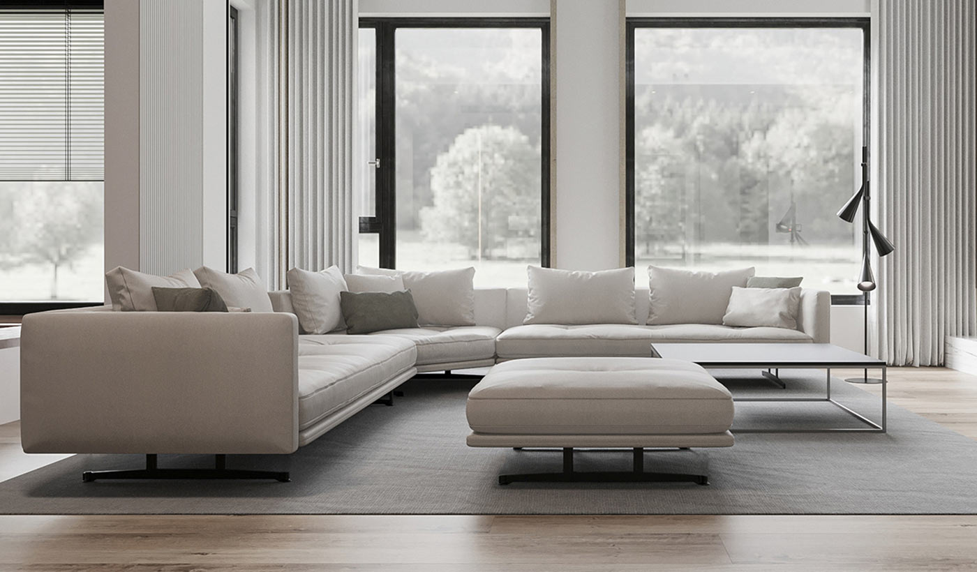 Двуместен модул за модулен диван «Dakar»