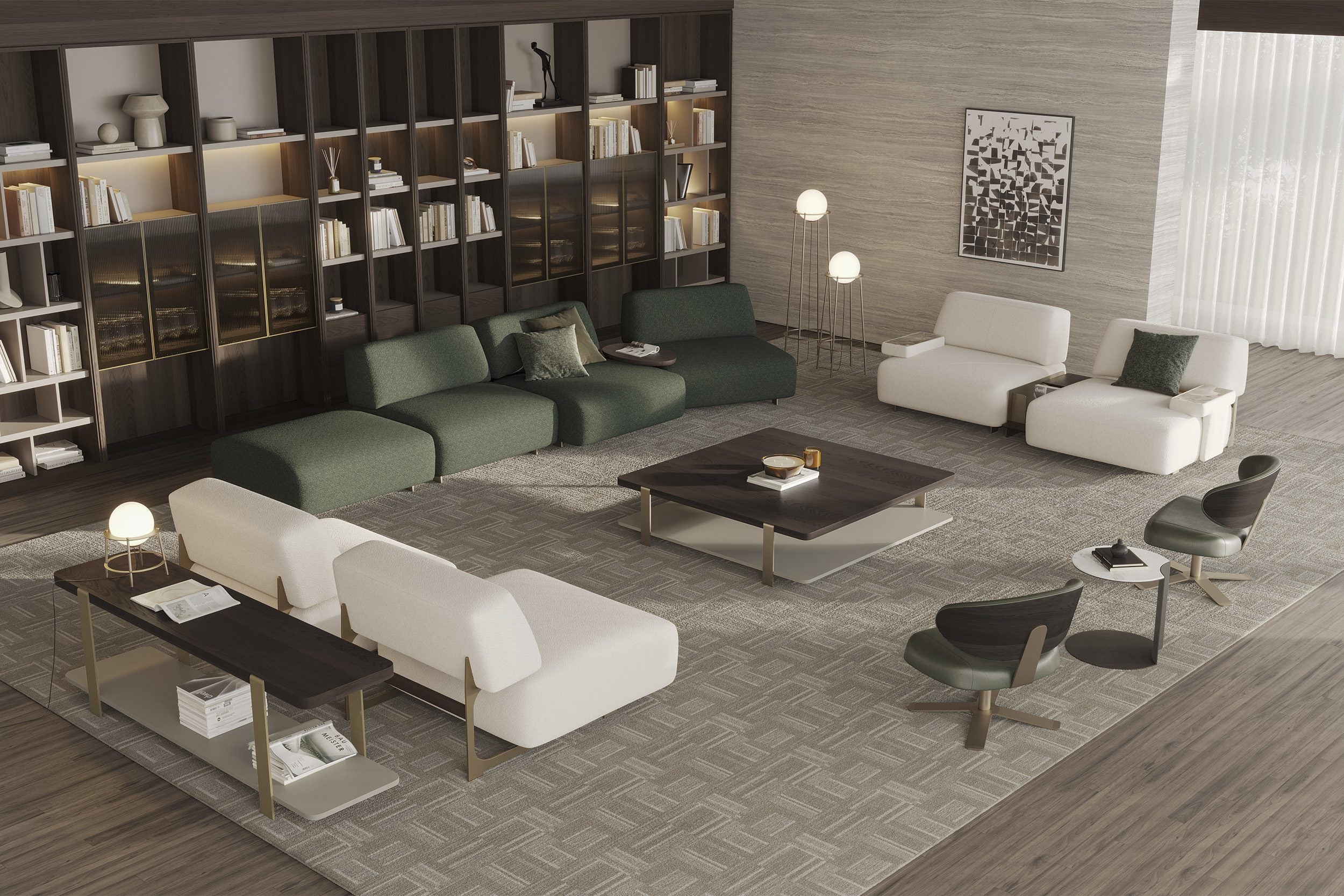 10 модула за модулен разтегателен диван «Da Vinci»