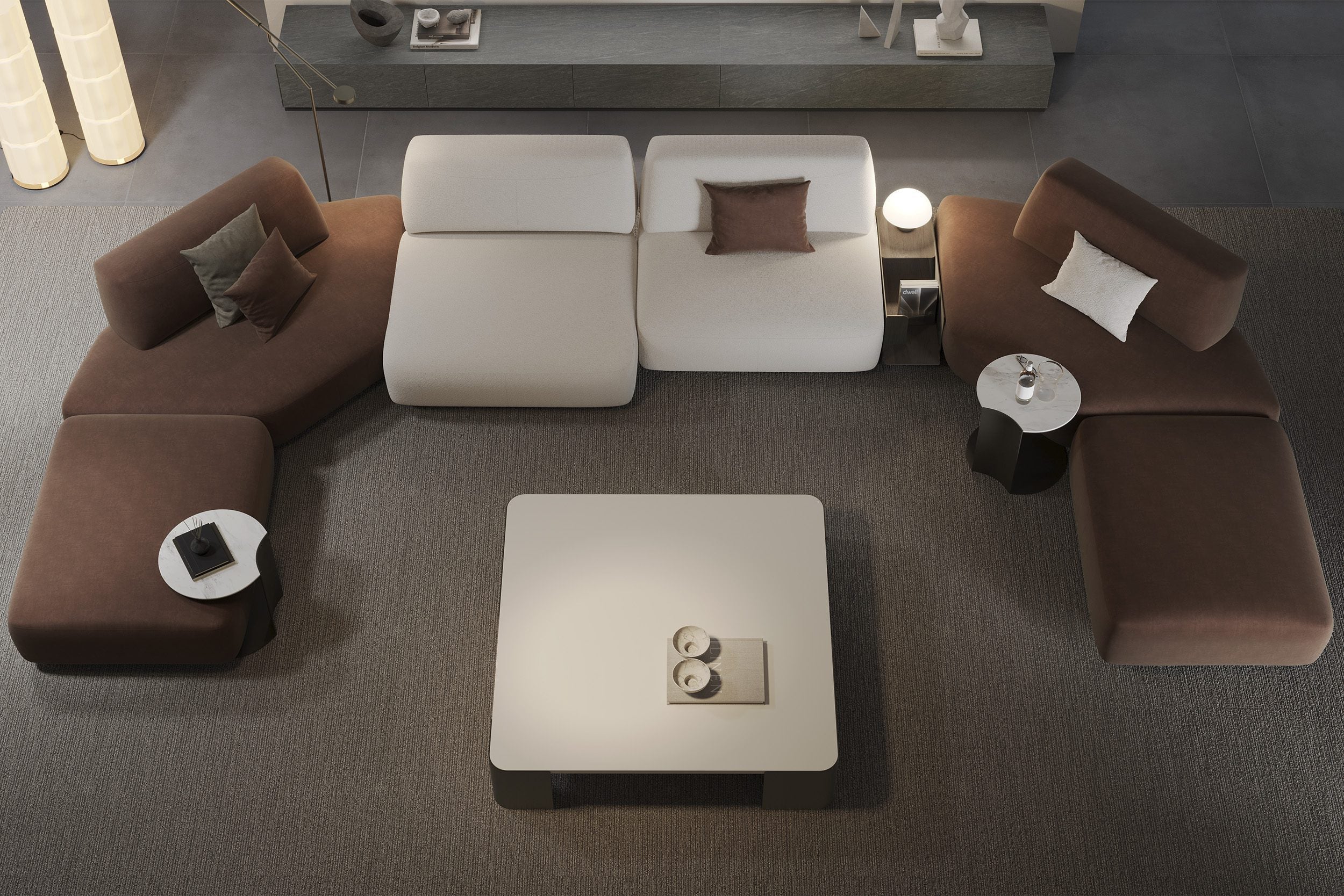 10 модула за модулен разтегателен диван «Da Vinci»