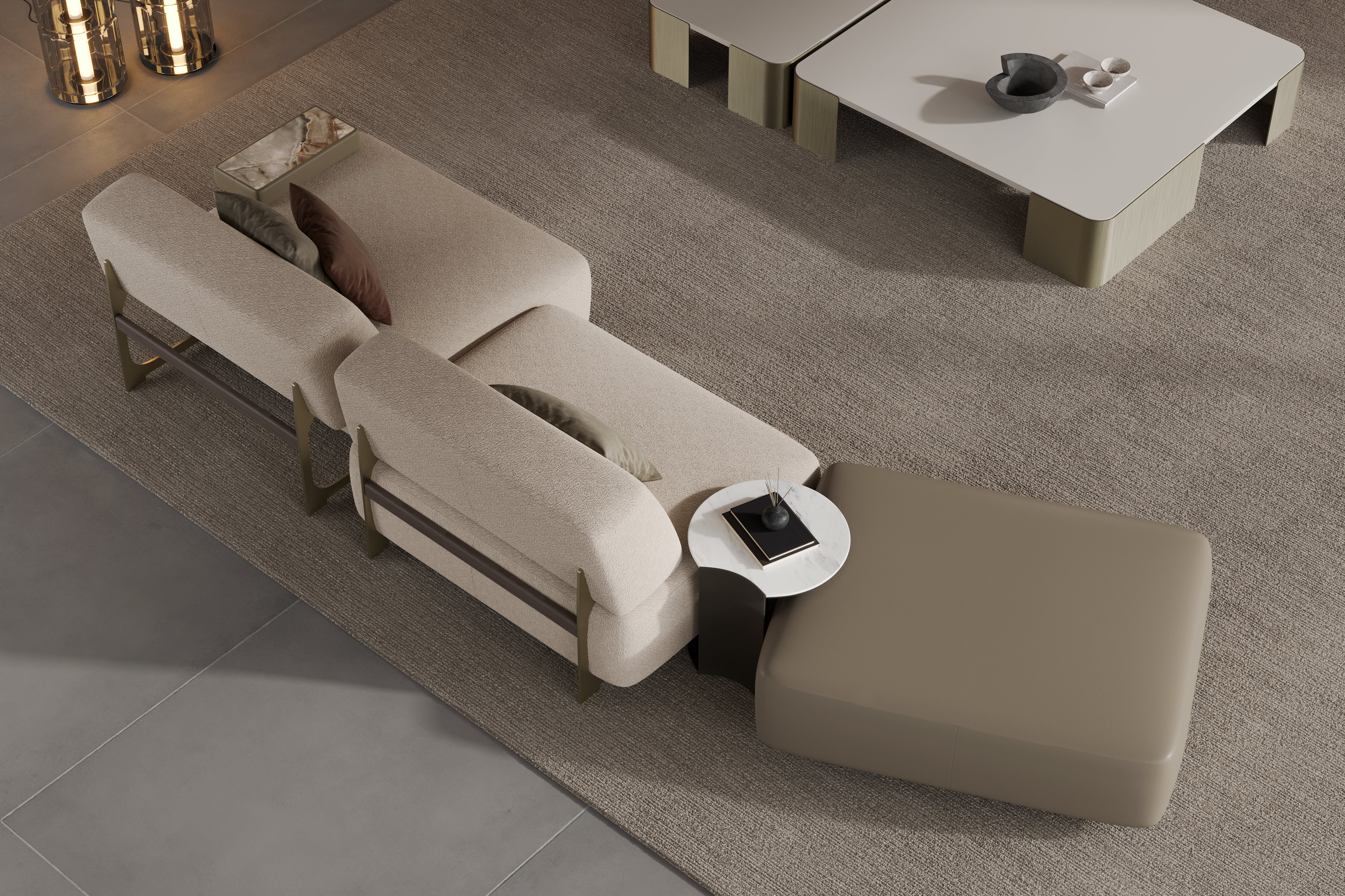 30 готови конфигурации на модулен разтегателен диван «Da Vinci»