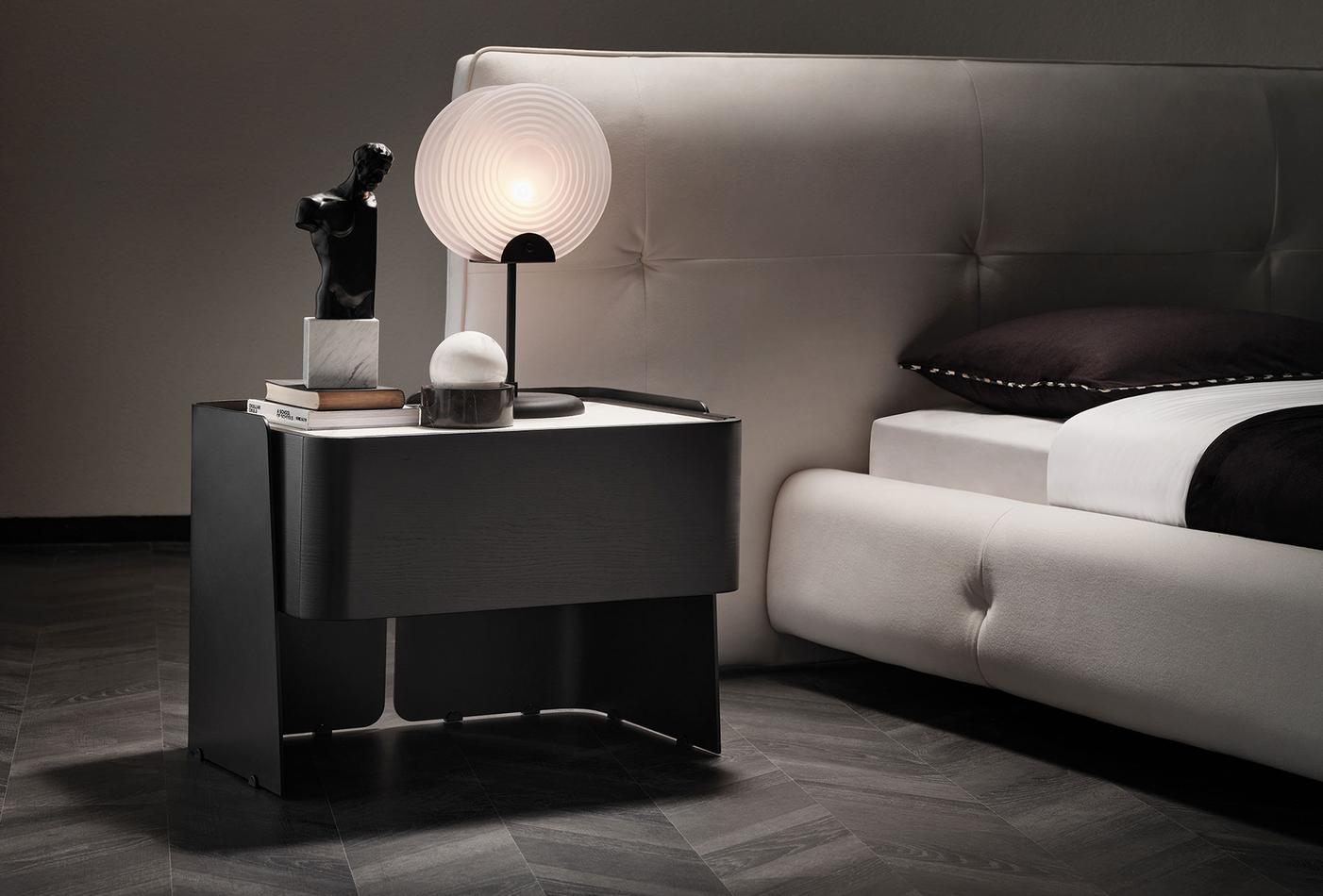 Нощно шкафче «Asmara» + чекмедже, с керамичен плот, размер 60х46х46см