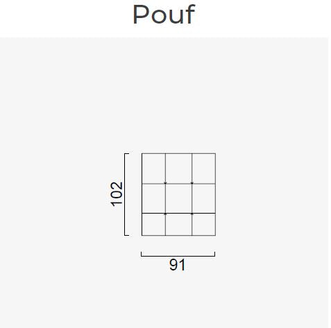 10 модула за модулен разтегателен диван «Panamera Comfort»
