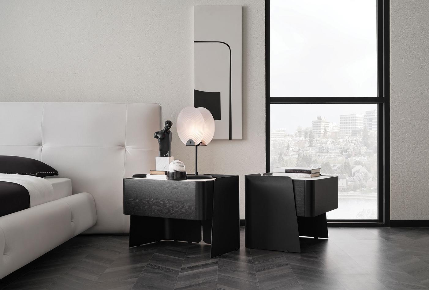 Нощно шкафче «Asmara» + чекмедже, с керамичен плот, размер 60х46х46см