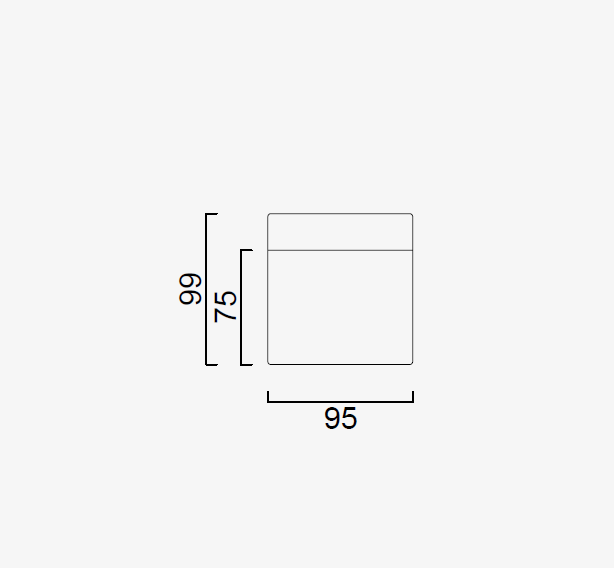 Модулен диван Cubic - Отделни модули
