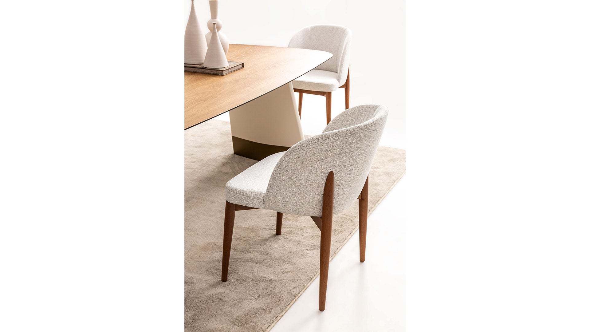 Трапезен стол «Side» с тапицерия