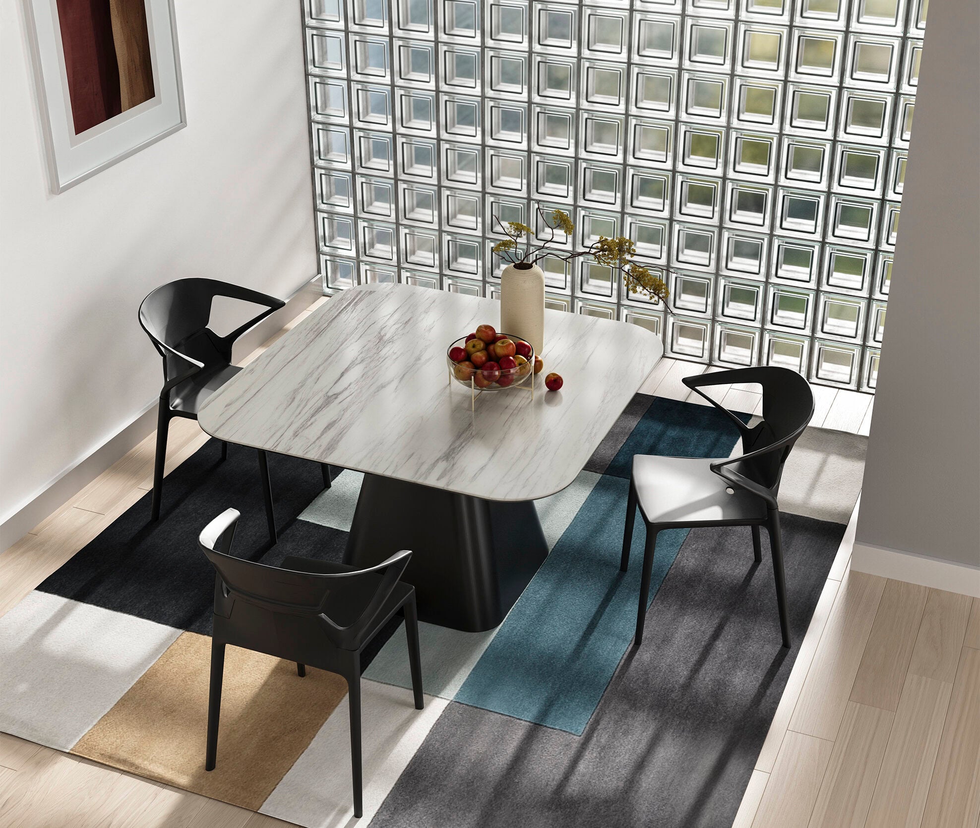 Трапезна маса «Ely» с керамичен плот