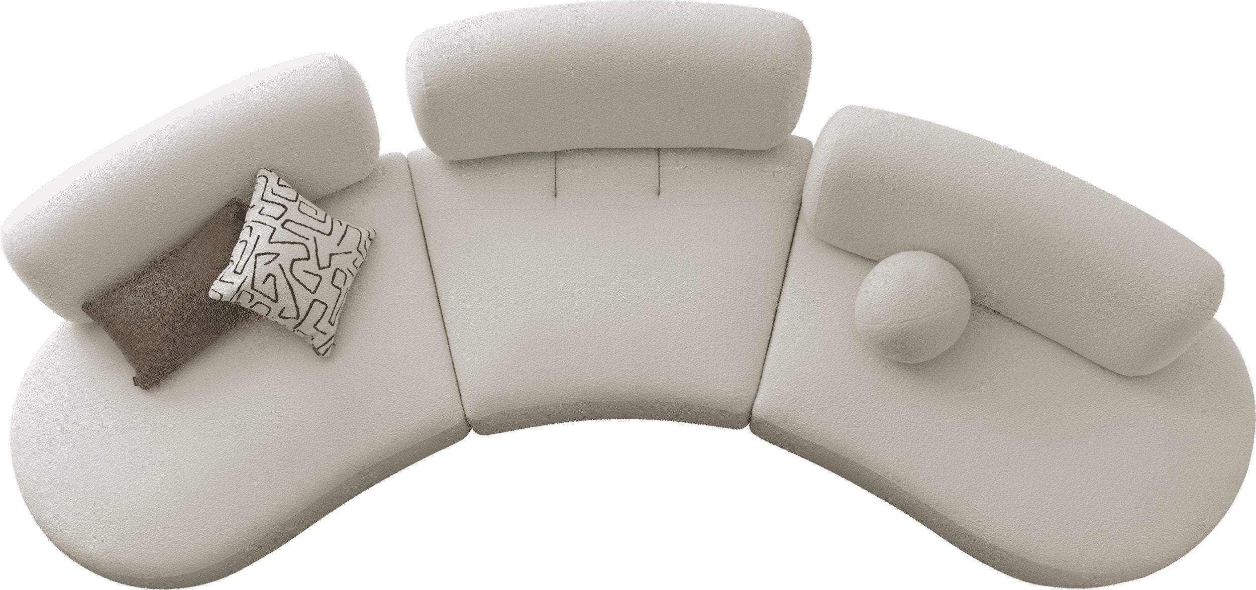 25 готови конфигурации на модулен разтегателен диван «Bon Bon»