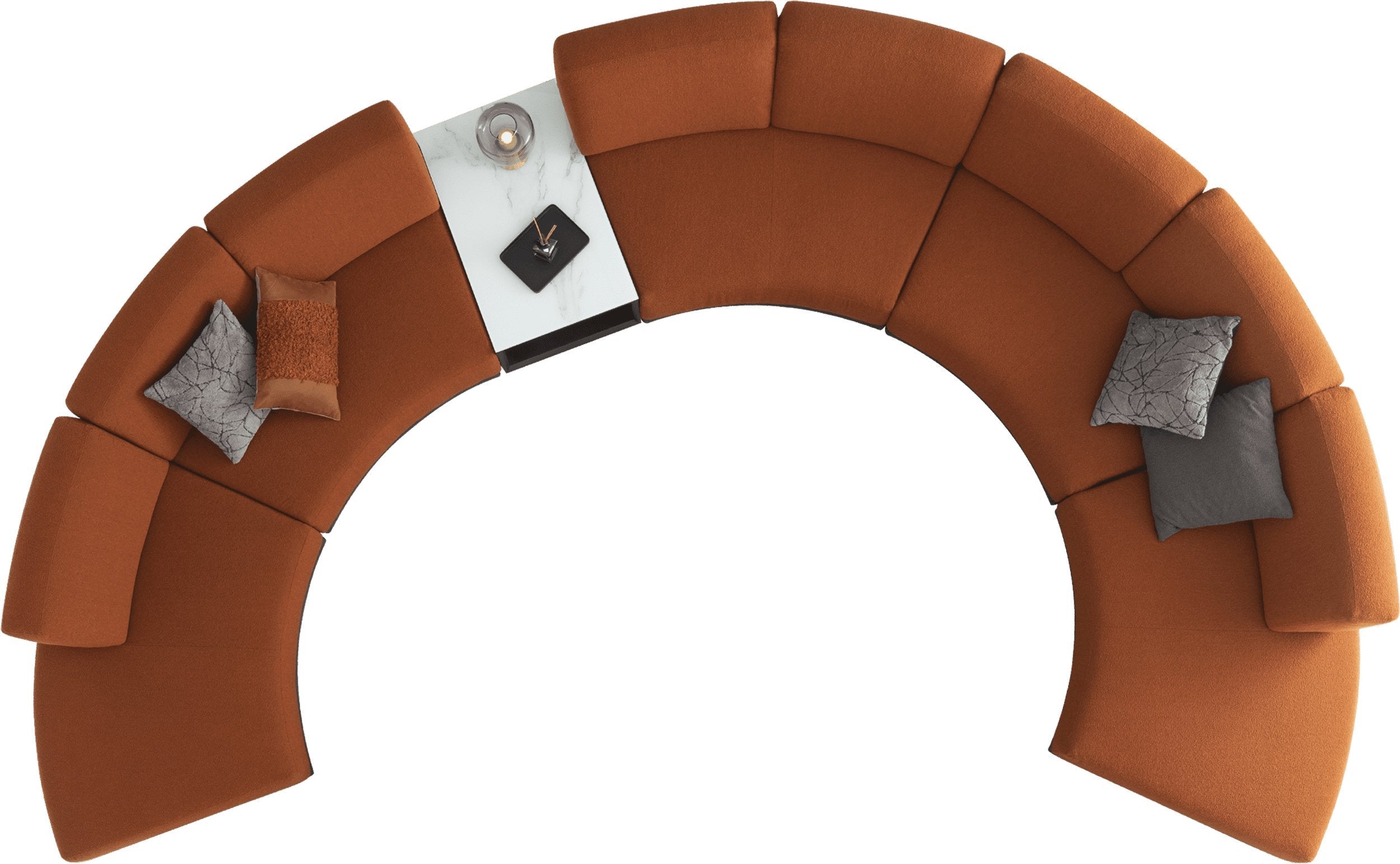 96 готови конфигурации на модулен разтегателен диван «Le Mans Comfort»