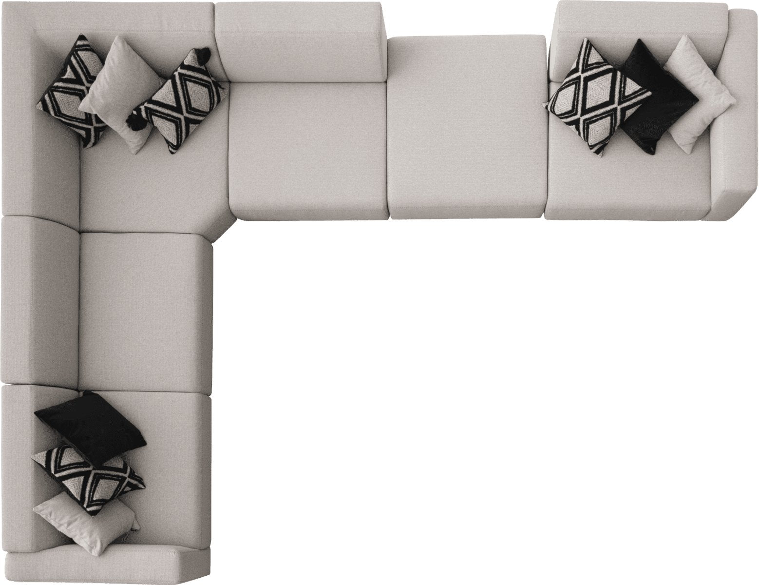 20 готови конфигурации на модулен диван «Conrad»