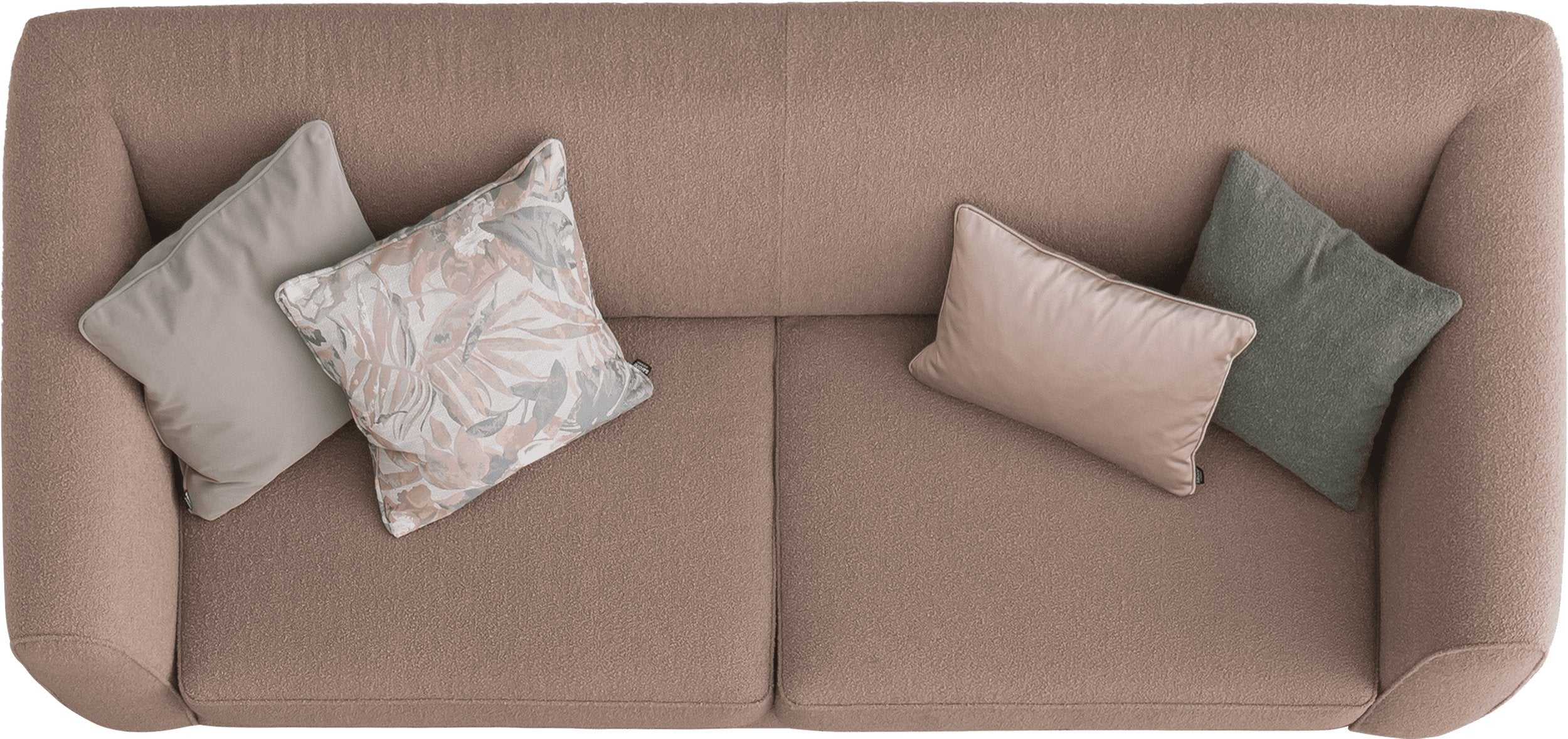 Четириместен разтегателен диван «Aston VIlla» + декоративни възглавници, ширина 236см