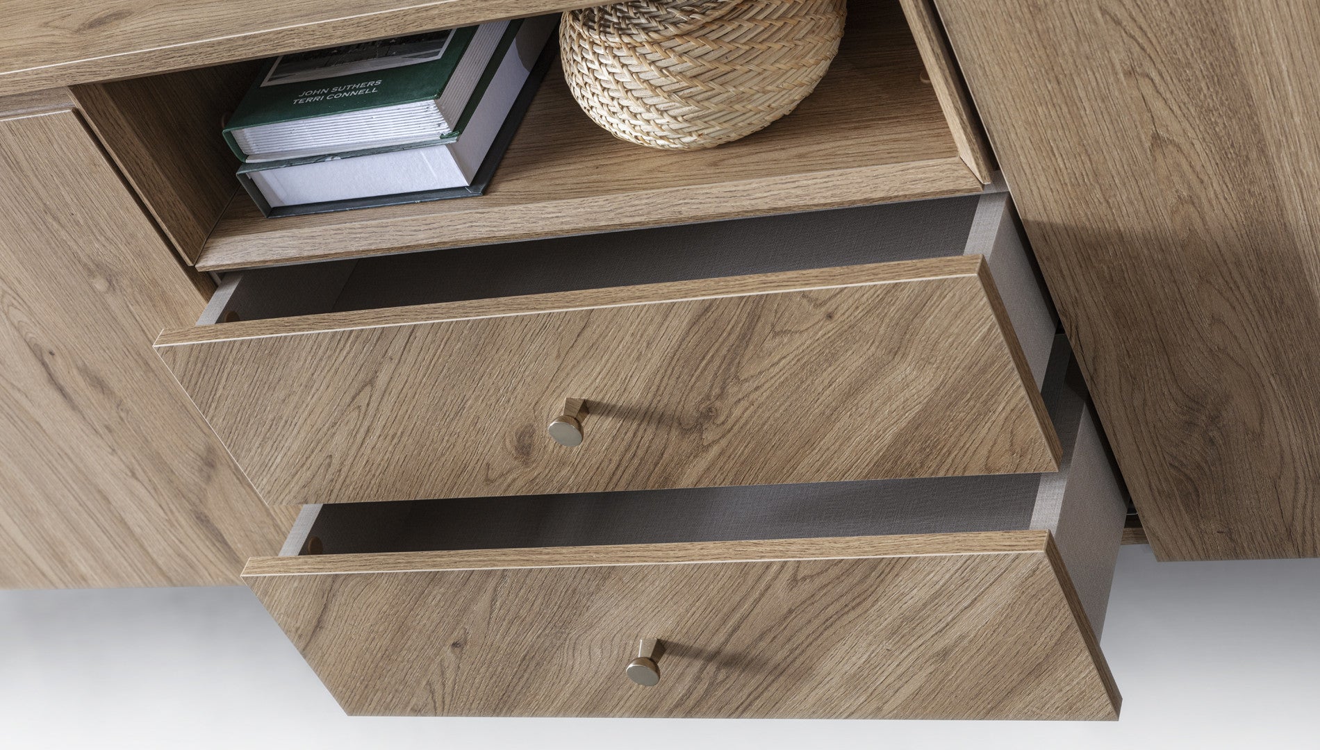 Бюфет «Mona» с две чекмеджета, размер 206х79х48см