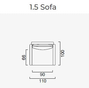13 модула за модулен диван «Fox Amazon»