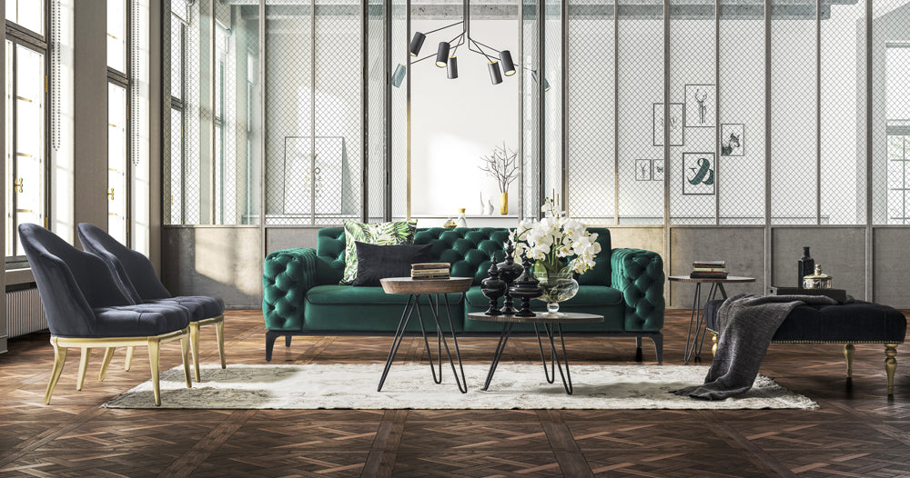 Двуместен диван Saloni Mobilya Floransa