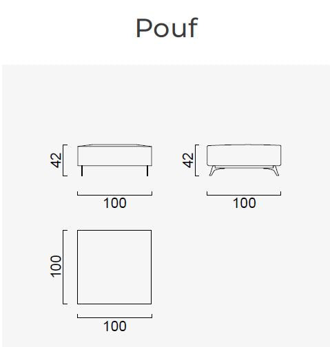 18 модула за модулен разтегателен диван «Air Cavalli Relax»