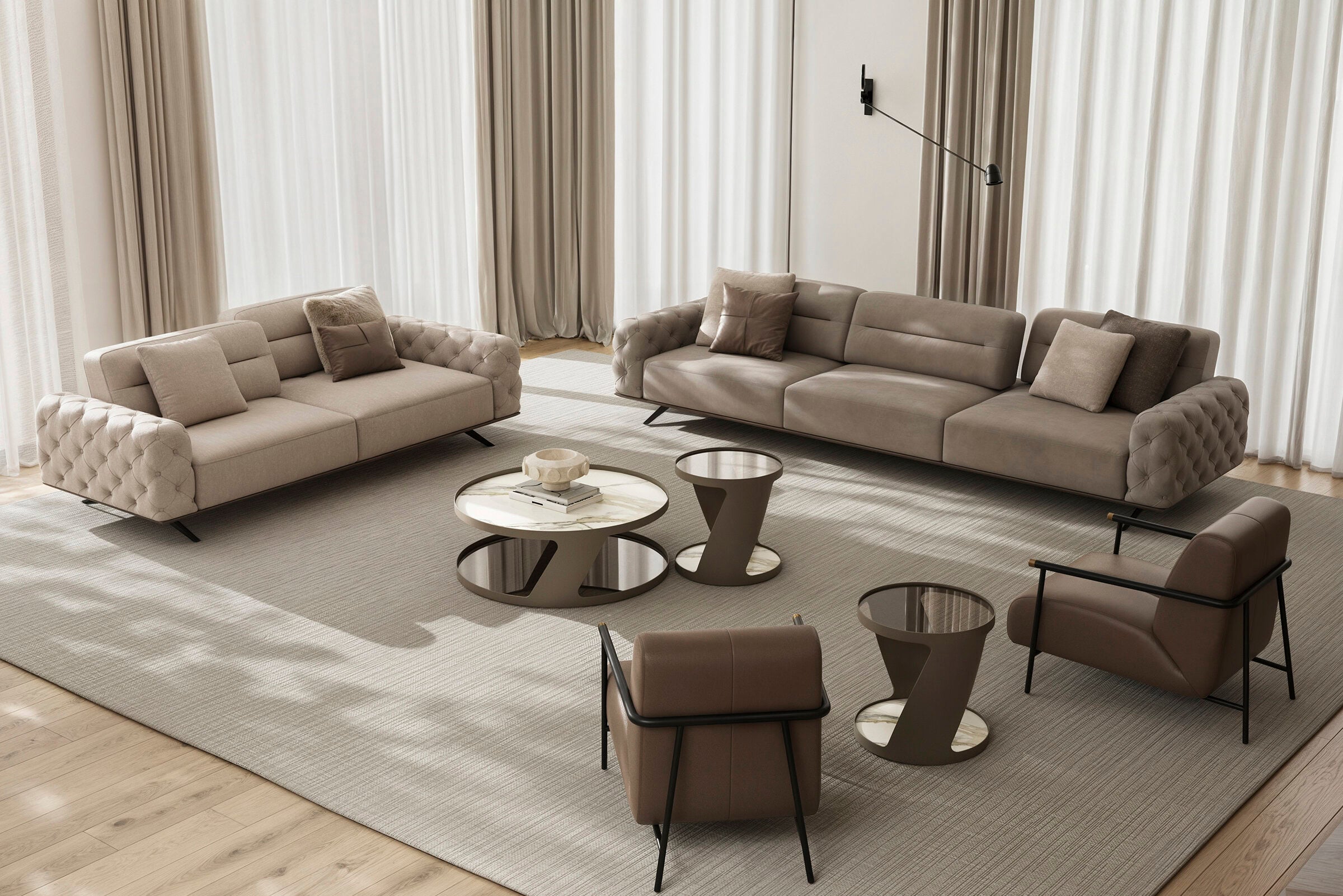 11 модула за модулен разтегателен диван «Gallardo»