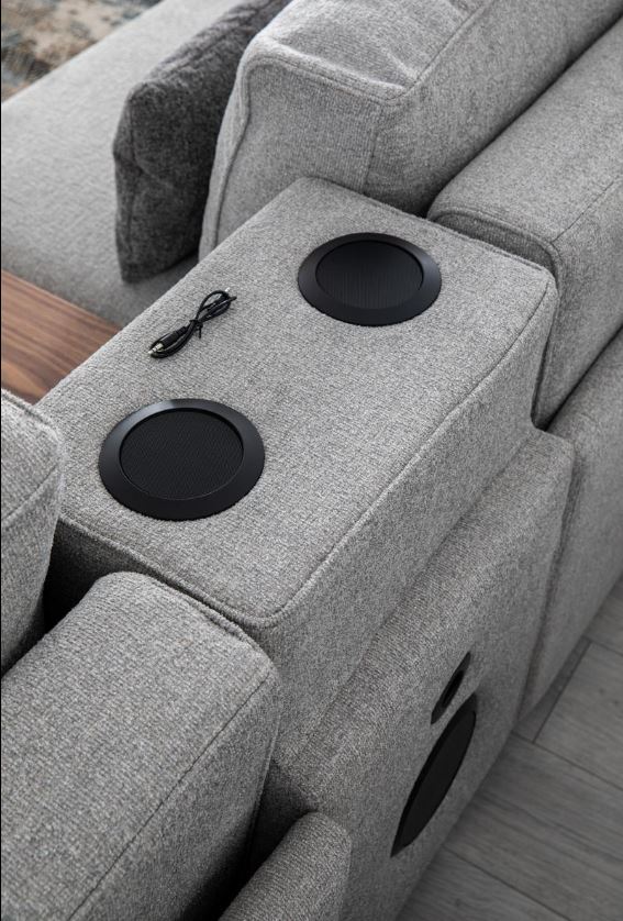 Модулен разтегателен диван «Karizma» + музикална конзола, USB зарядна станция