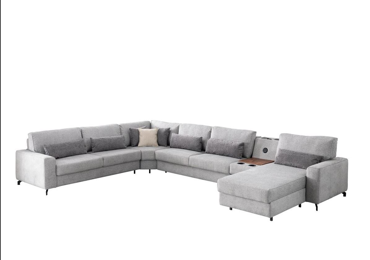 Модулен разтегателен диван «Karizma» + музикална конзола, USB зарядна станция