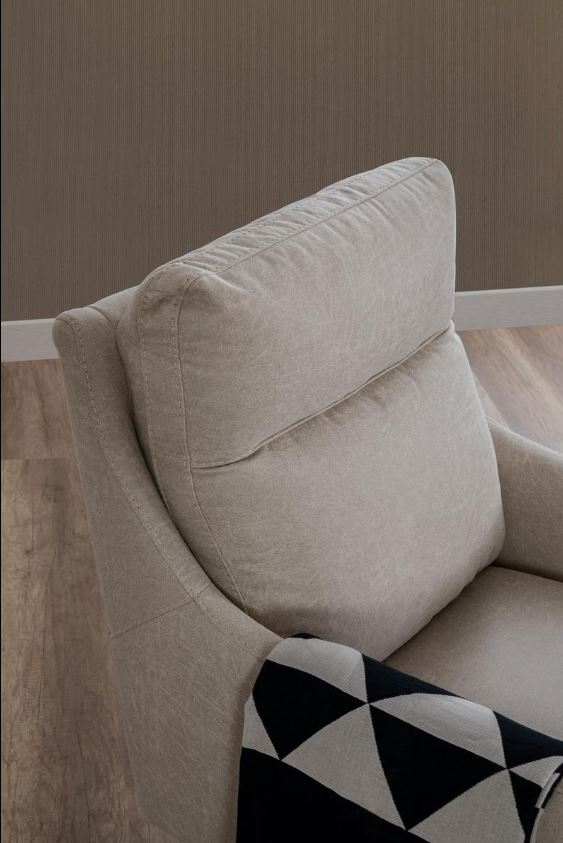 Триместен разтегателен диван «Burgaz» + електрически механизъм, 2 декоративни възглавници, ширина 220см