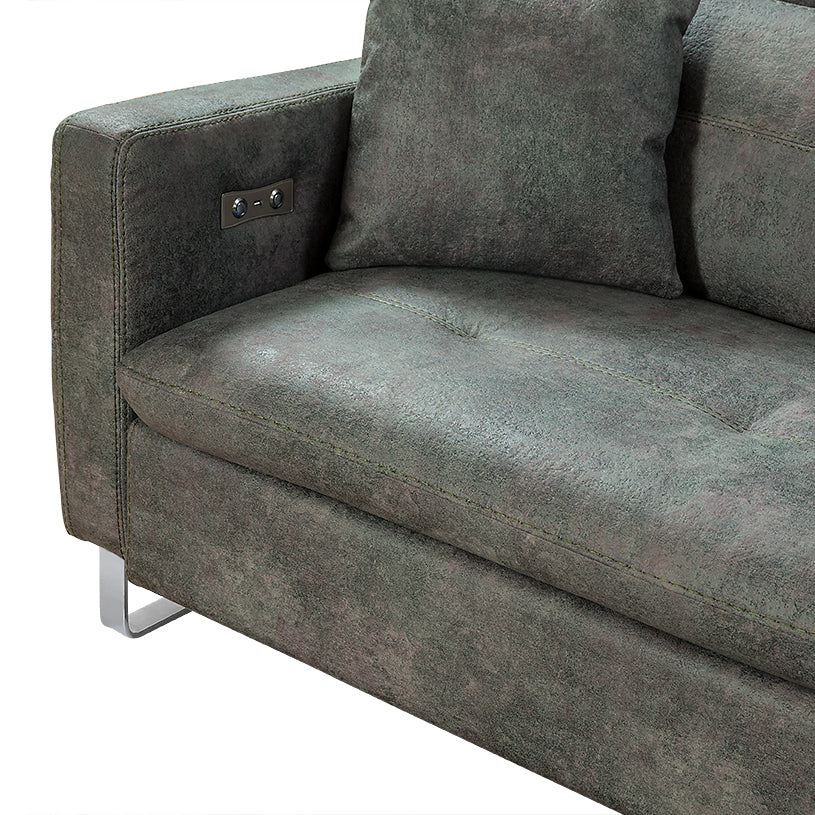 Модулен разтегателен диван «Gizem» + електрически механизъм, USB зарядна станция