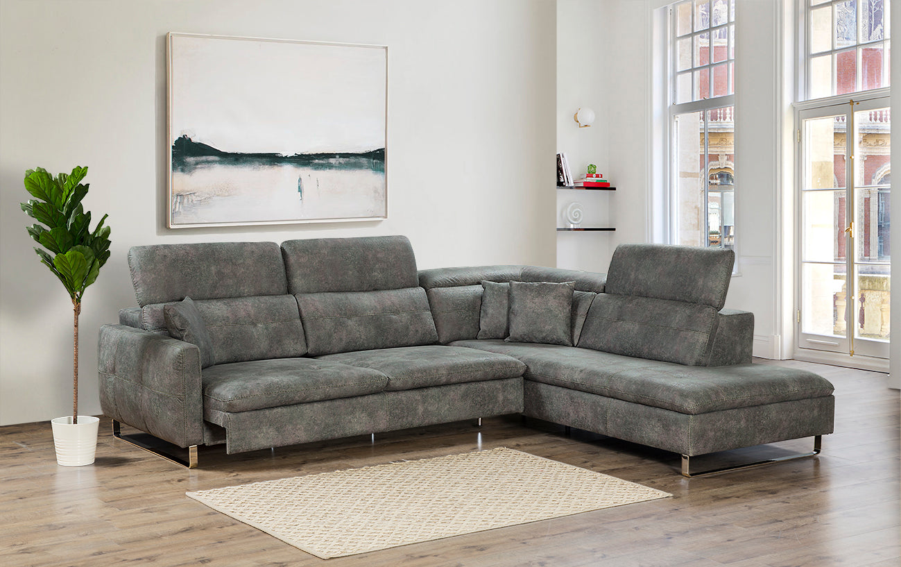 Модулен разтегателен диван «Gizem» + електрически механизъм, USB зарядна станция