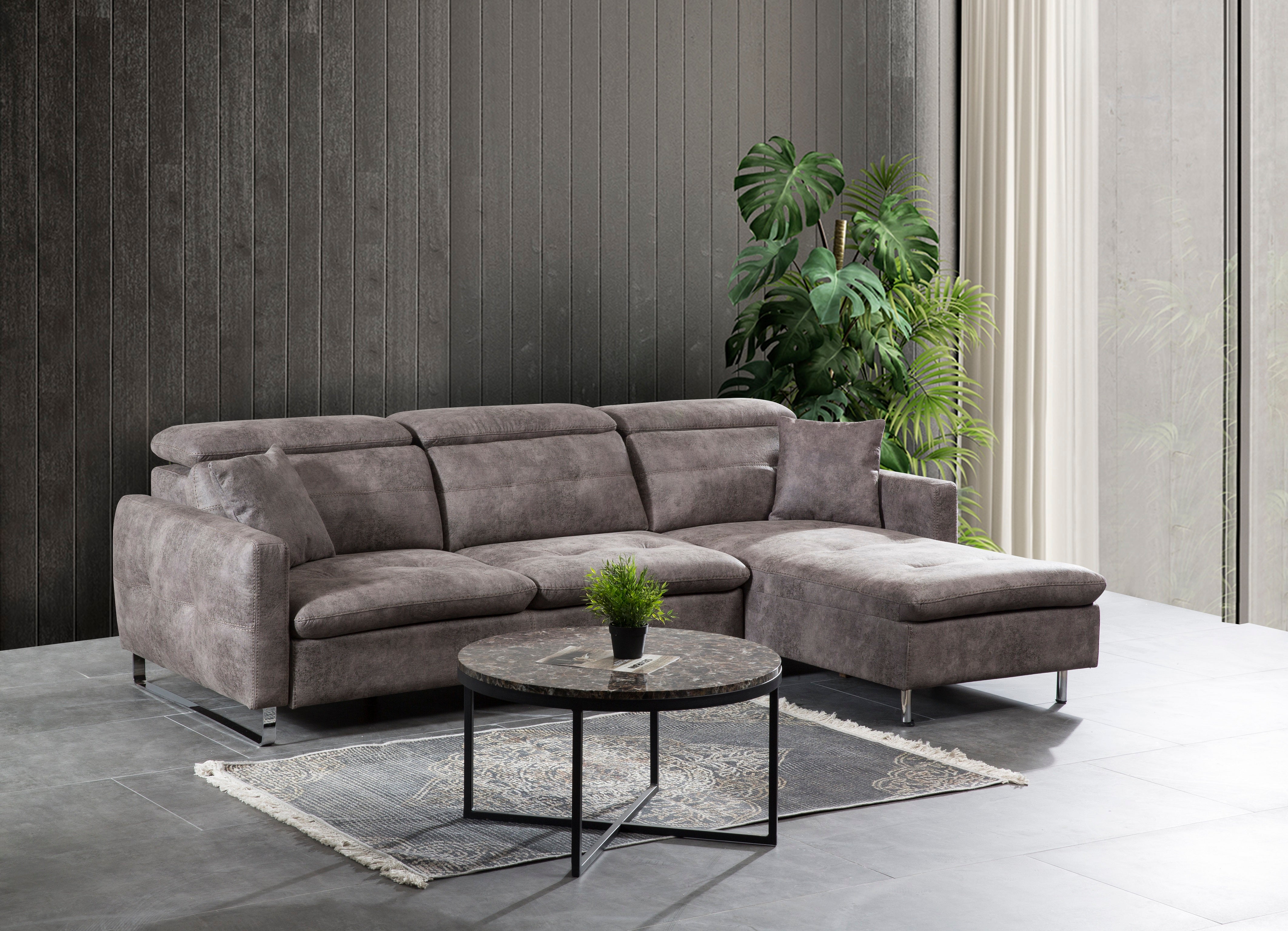 Модулен разтегателен диван «Gizem» + електрически механизъм, USB зарядна станция