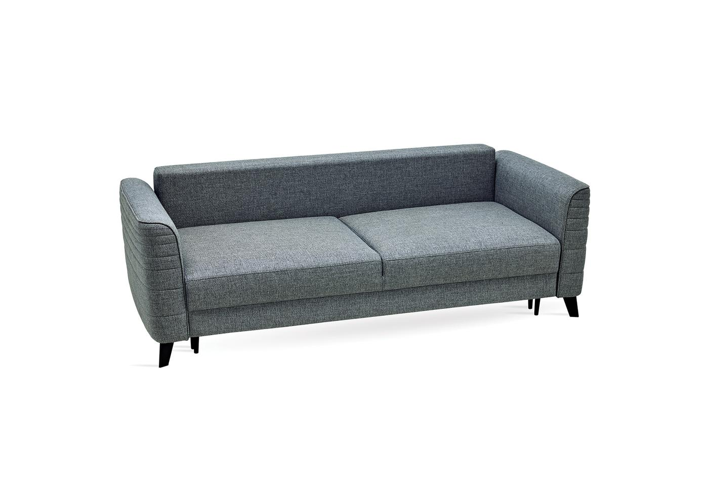 Триместен разтегателен диван «Grace» + 3 декоративни възглавници, ширина 225см