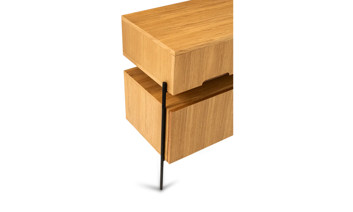 Бюфет «Harmonia 40001» с естествен фурнир, размер 142х79х44см